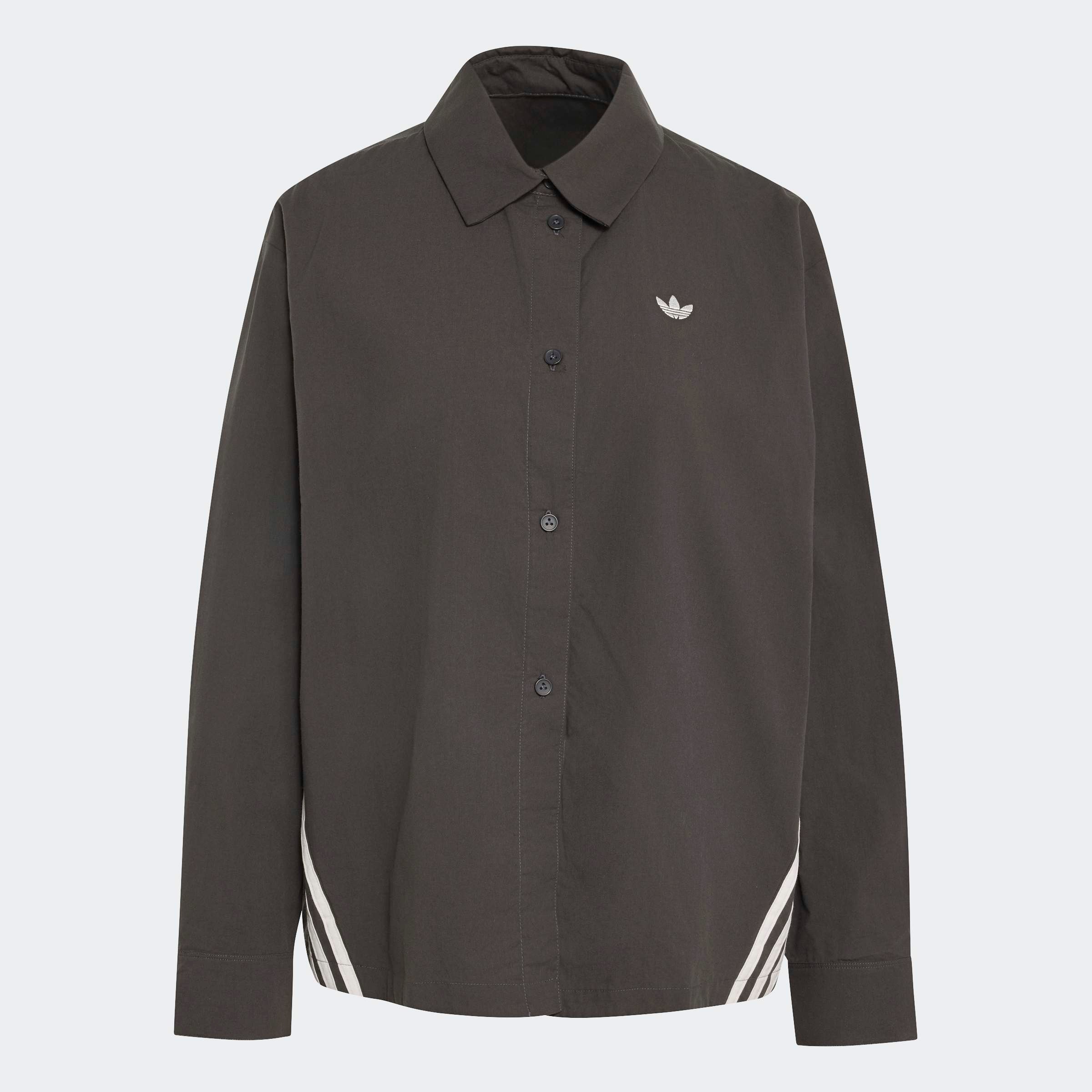adidas Originals Langarmshirt »3-STREIFEN HEMD« lockere Passform, Langarm, sportlich, für Sportmode und Streetwear