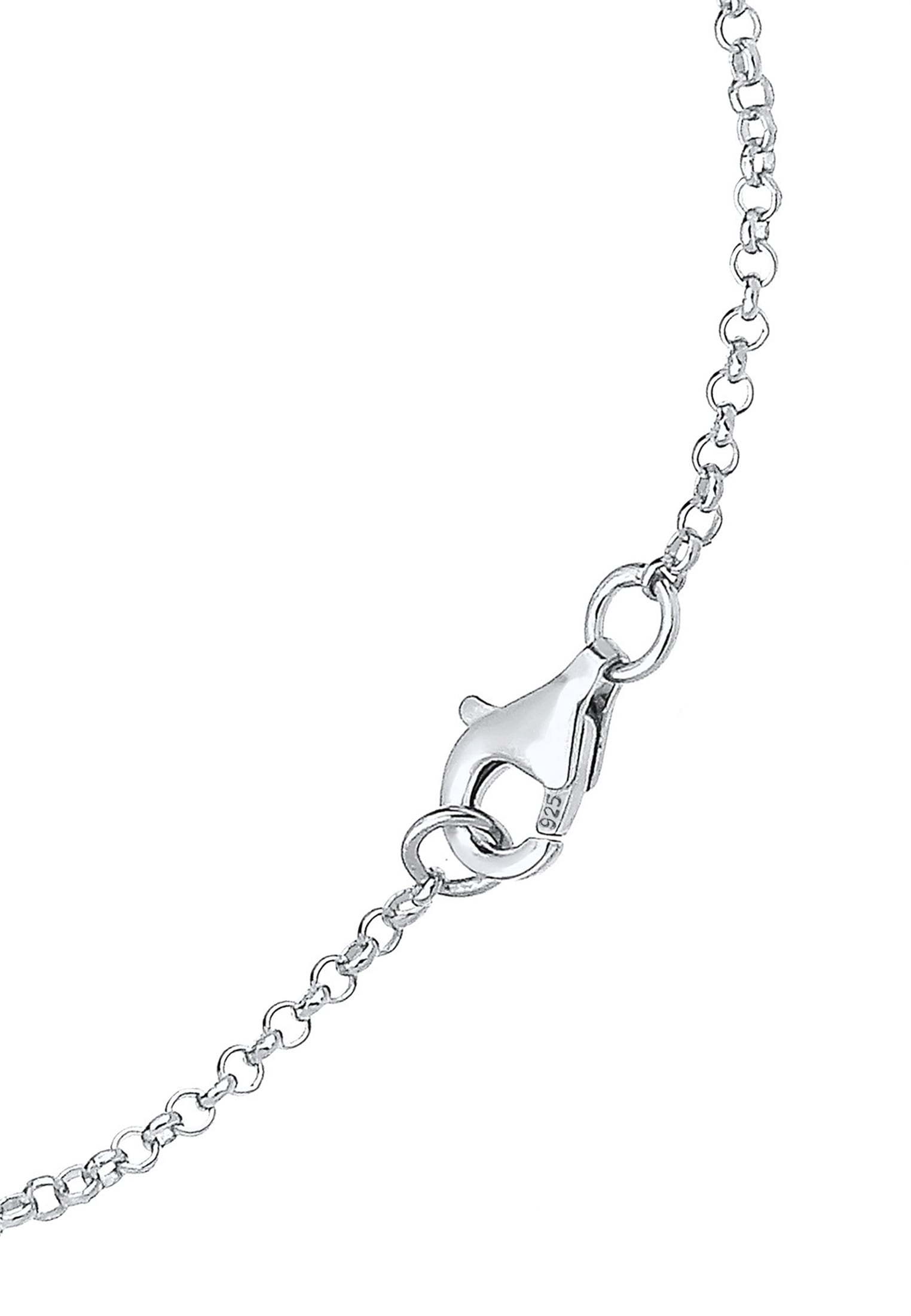 Elli Armkette »Armband Klassisch Basic Kristalle 925 Silber«