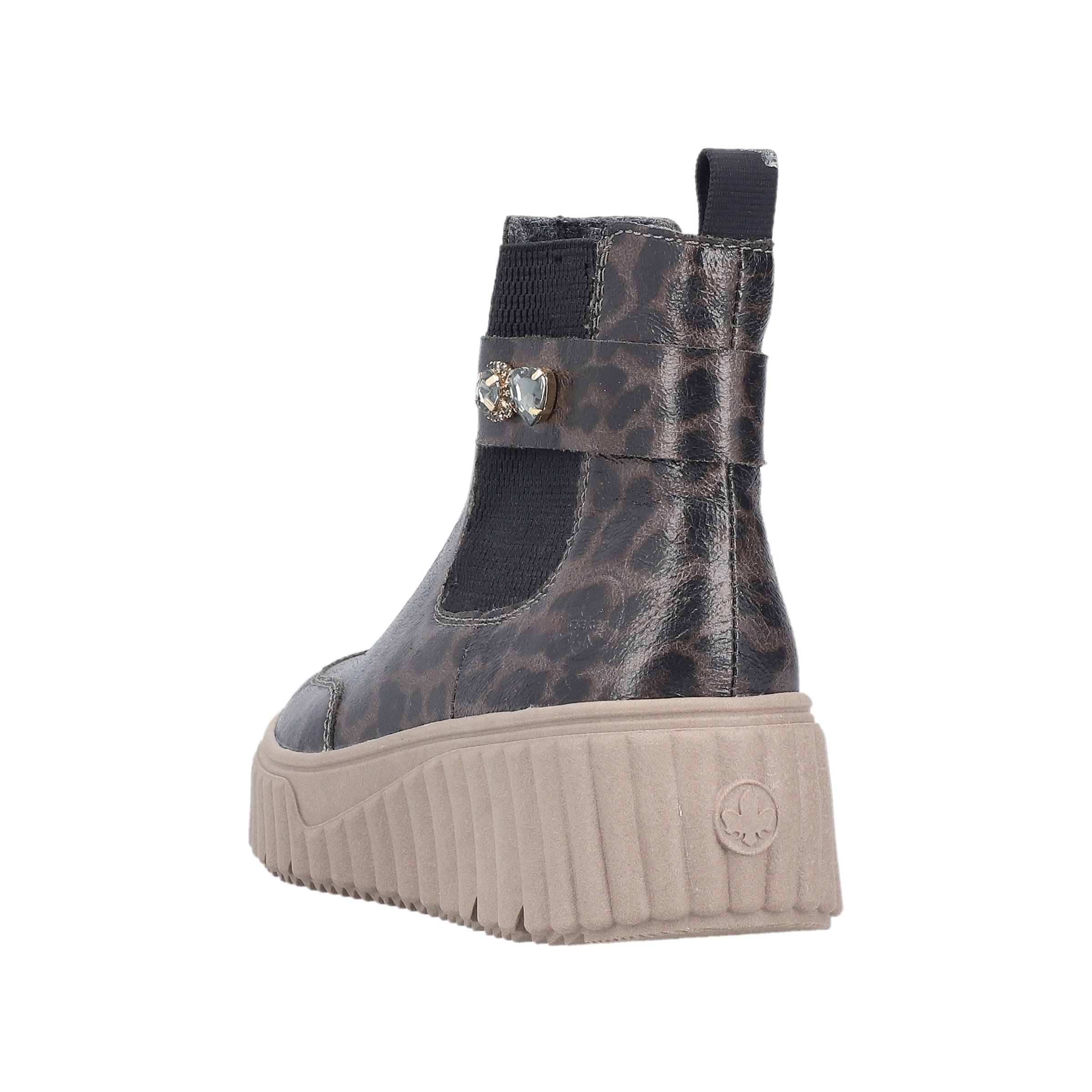Rieker Chelseaboots  Plateaustiefelette, Casual-Boots mit seitlichem Stretcheinsatz