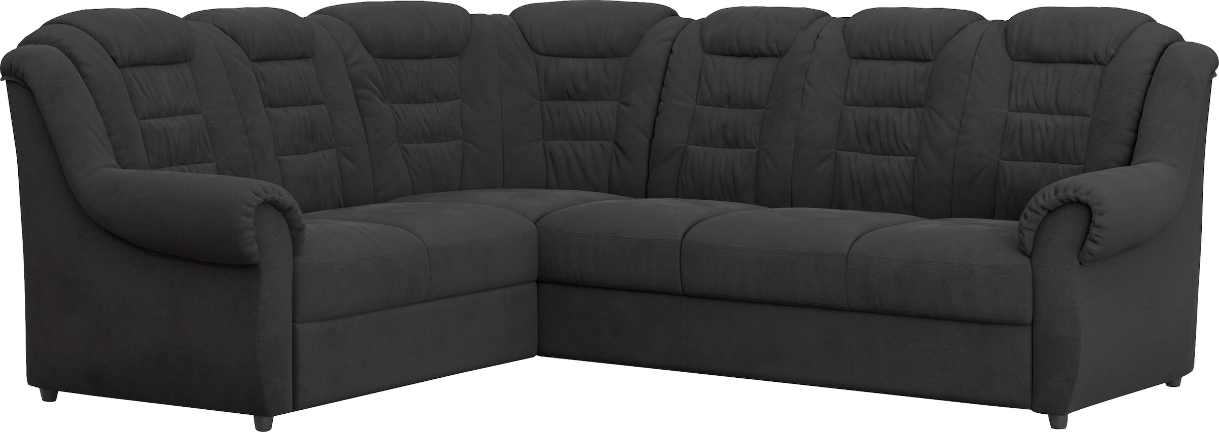 Home affaire Ecksofa »Boston L-Form«, mit hoher Rückenlehne, wahlweise mit Bettfunktion & Stauraum