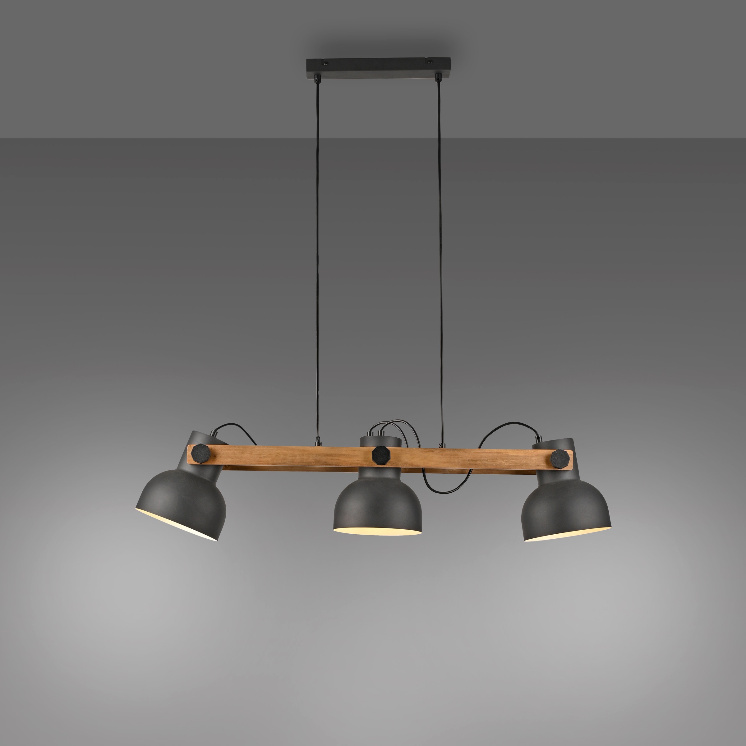 JUST LIGHT Pendelleuchte »CUP 2.0«, 3 flammig, Leuchtmittel E27 | Leuchtmittel wechselbar, ExklusiveE27