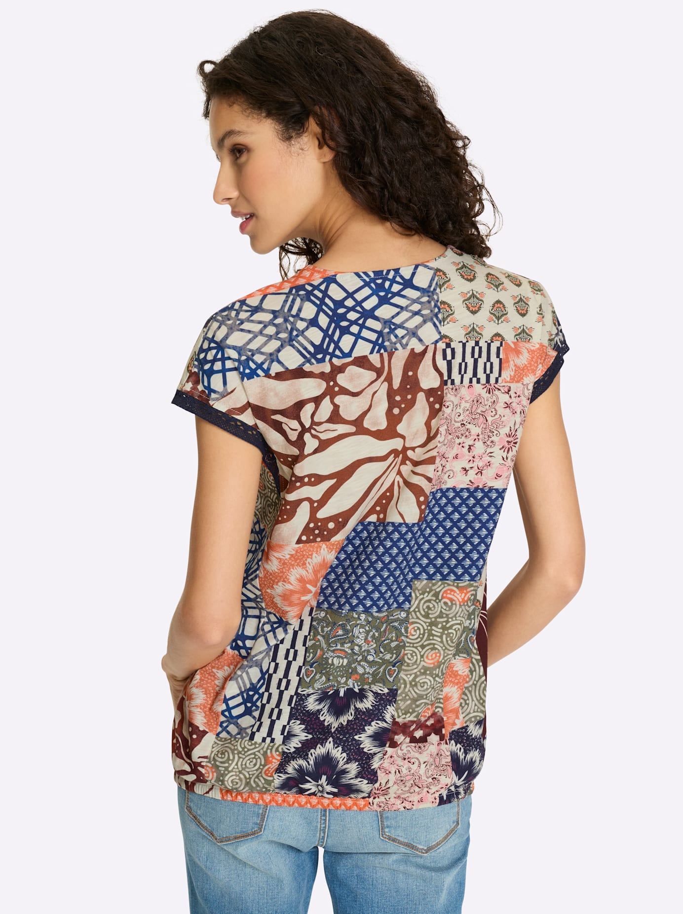 heine Kurzarmshirt »Druck-Shirt« 1 tlg.