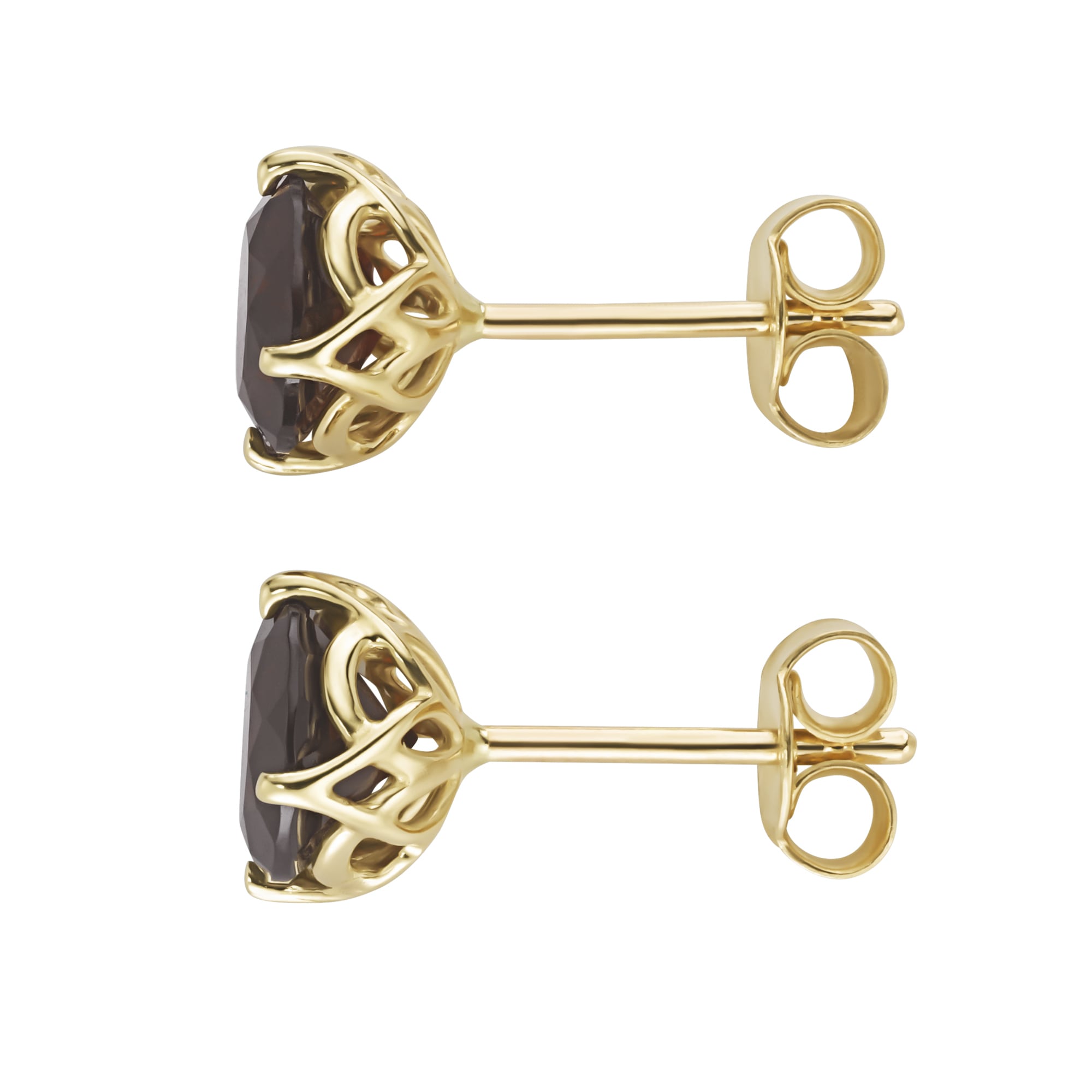 Luigi Merano Paar Ohrstecker »Ohrstecker mit Granat, Gold 585«