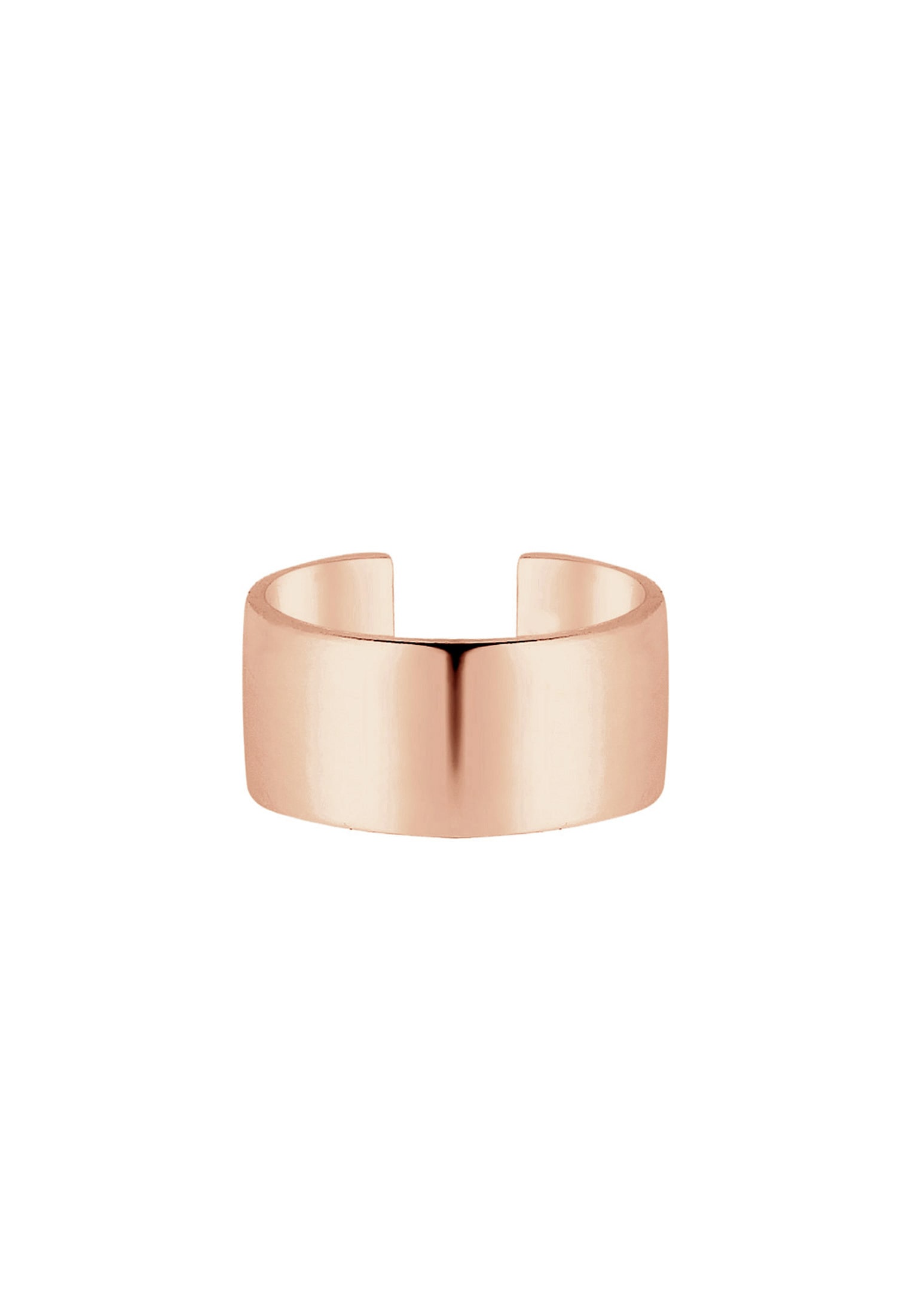 Elli Ohrklemme »Ohrringe Basic Single Earcuff Trend Breit 925 Silber«