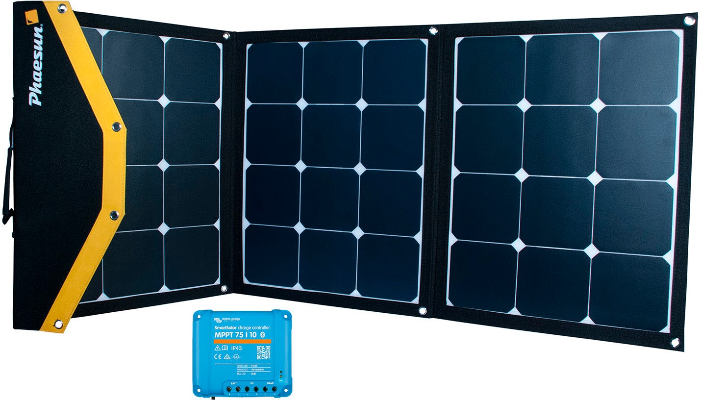 Solarmodul »»Module Kit Phaesun Fly Weight 135 Premium MPPT««, (Komplett-Set, 2 St.)
