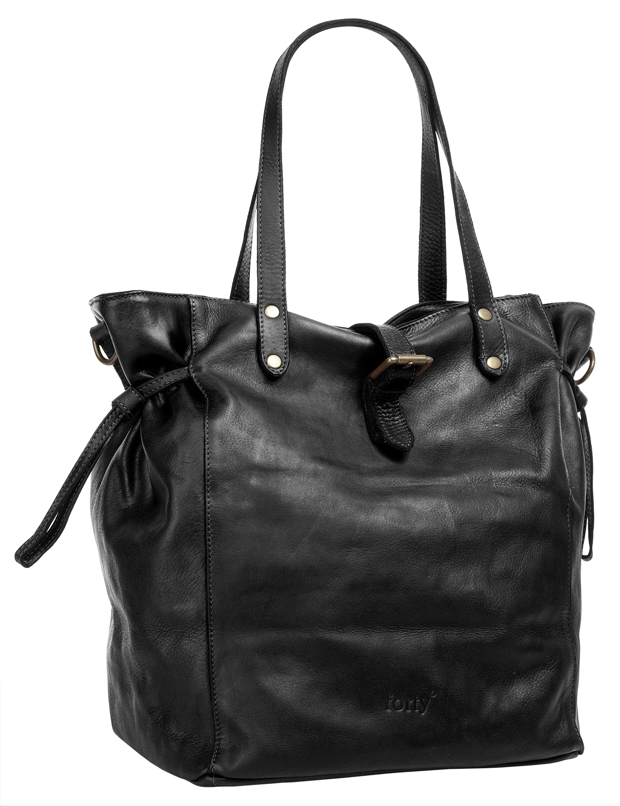 forty° Shopper echt Leder, Made in Italy