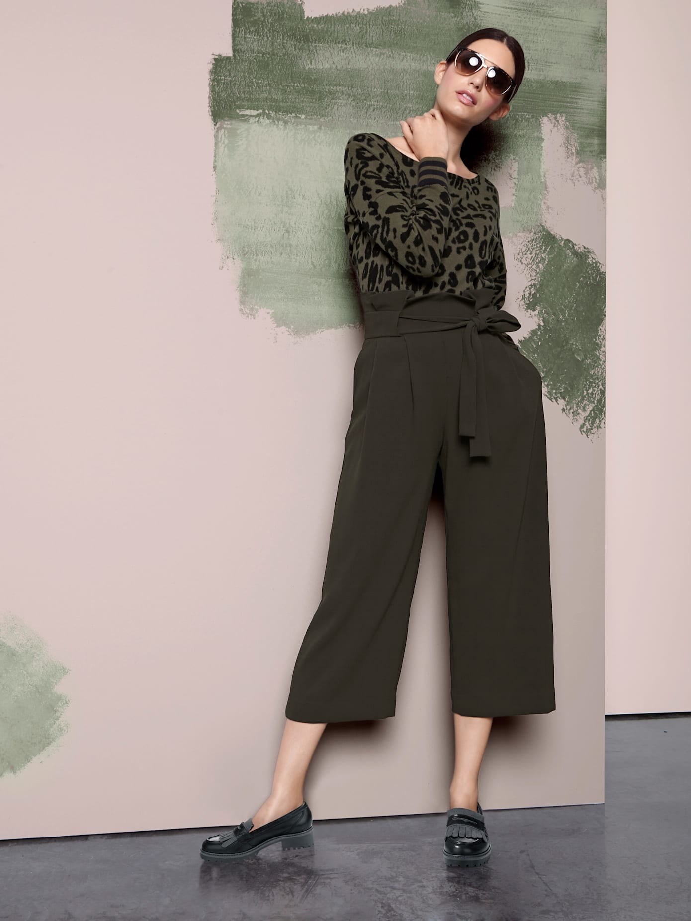 heine Strickpullover »Druck-Pullover«