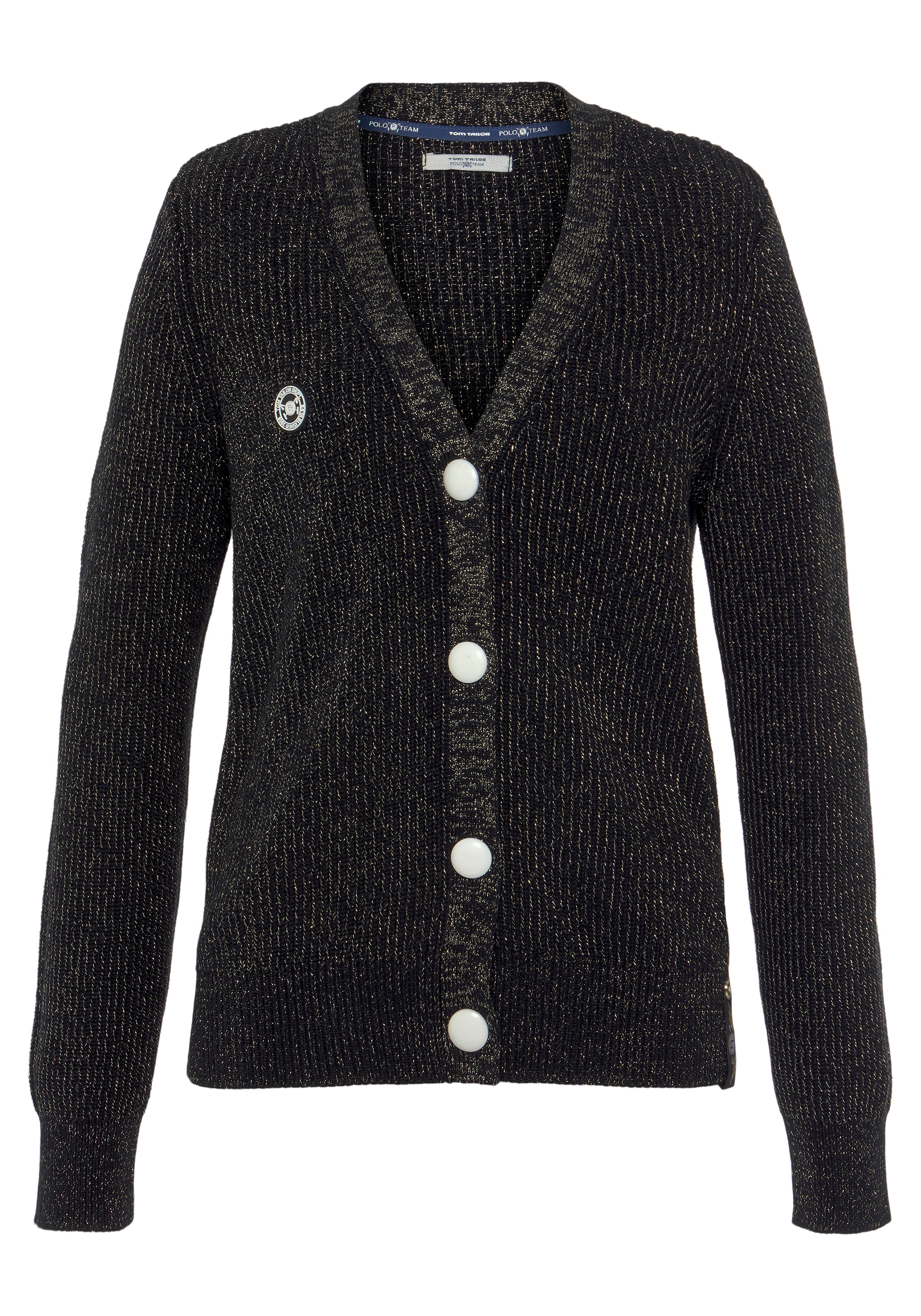 TOM TAILOR Polo Team Cardigan, mit funkelndem Glanzgarn kaufen