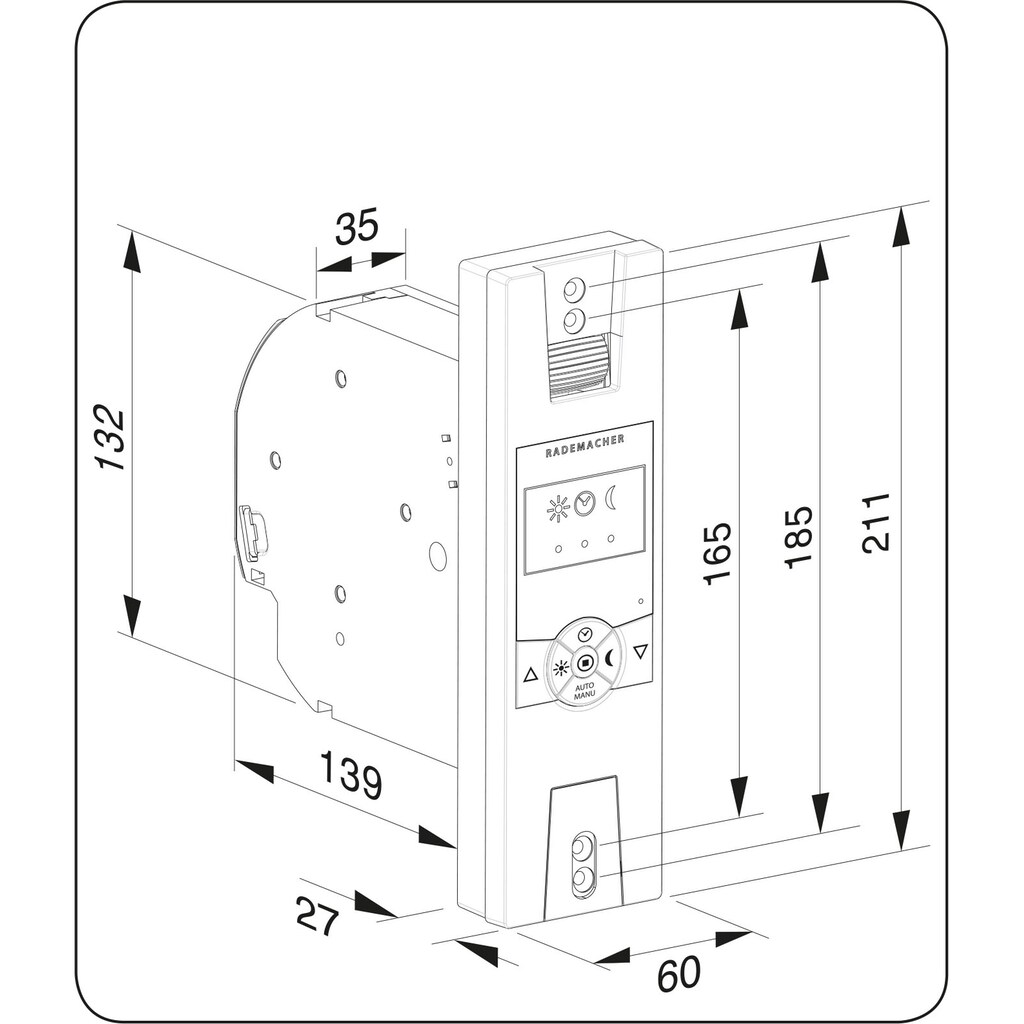 Rademacher Rollladenmotor »RolloTron 1300-UW«