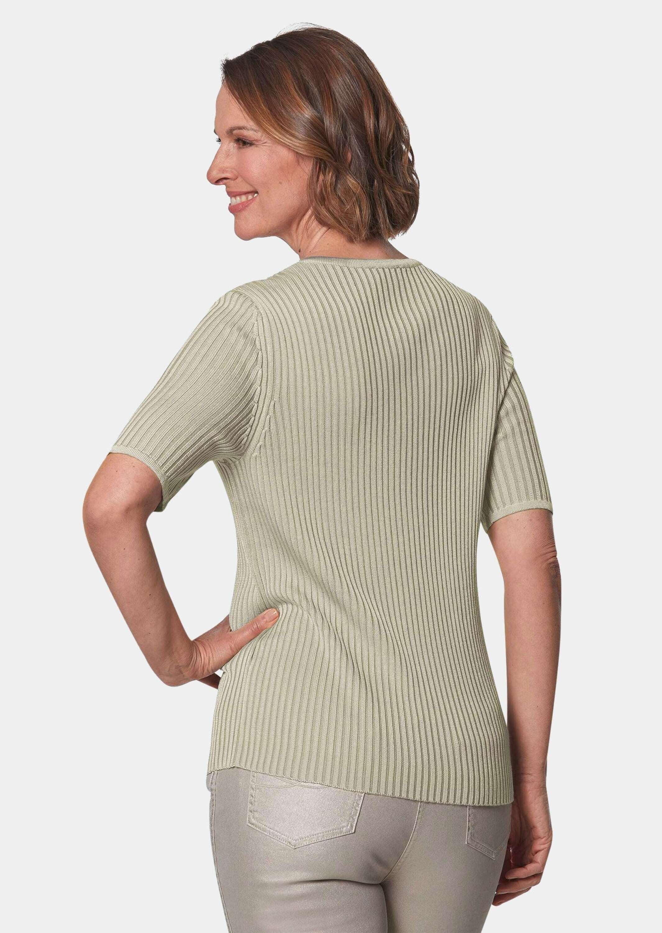 GOLDNER Rundhalspullover »Pflegeleichter Pullover in hochwertiger Rippenstruktur«
