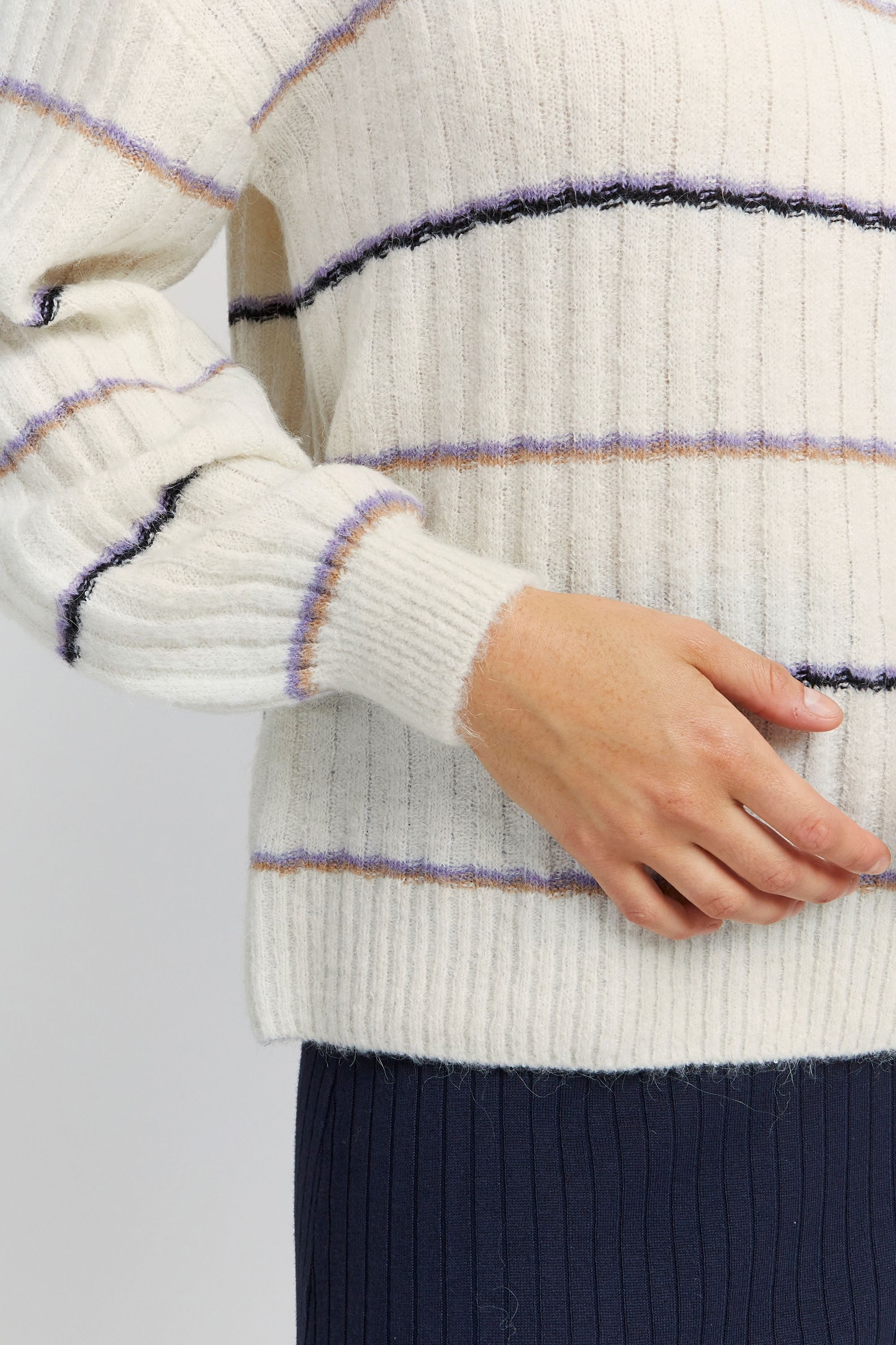 Ichi Strickfleece-Pullover »Strickpullover IHKamara«