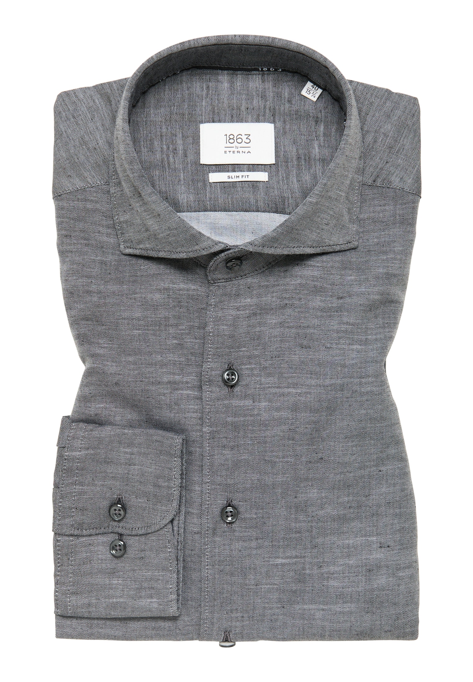 Eterna Langarmhemd »SLIM FIT«, EASY IRON (bügelleicht)