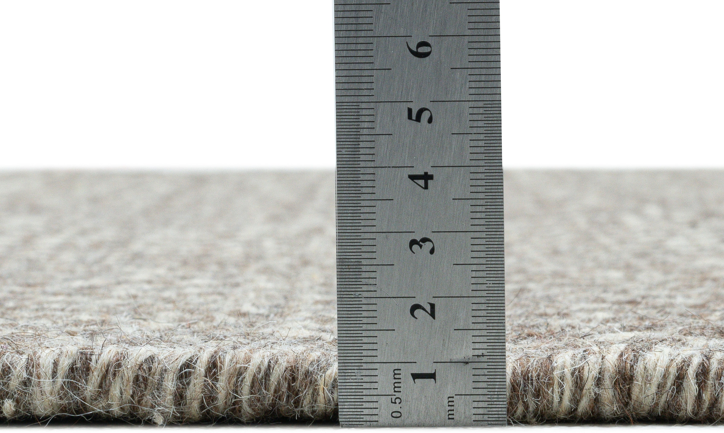 THEKO Wollteppich »Trondheim PO-501«, rechteckig, 10 mm Höhe, Handweb Teppich, Flachgewebe, reine Wolle, handgewebt
