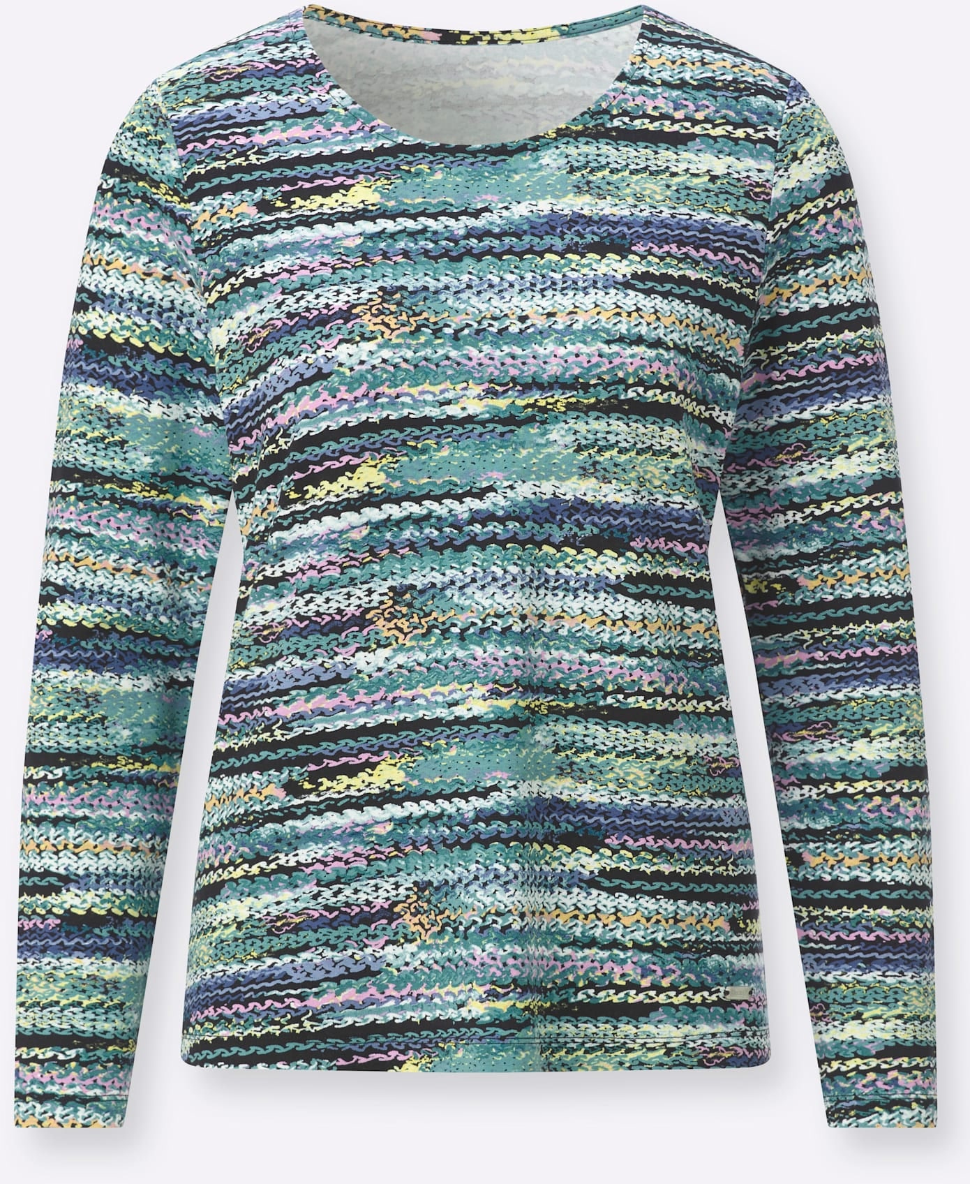 Casual Looks Langarmshirt »Rundhals-Shirt« 1