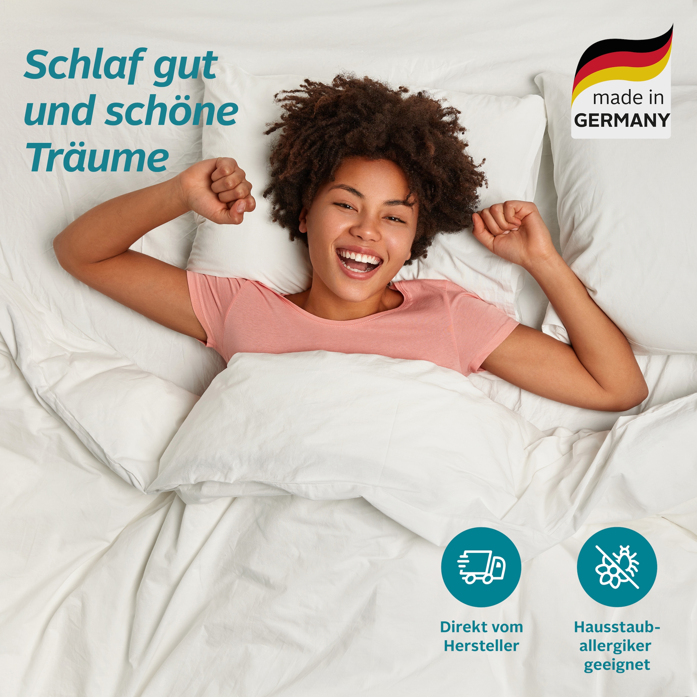 OTTO home Daunenbettdecke »Köniz, Bettdecke 135x200 cm, 155x220 cm und weitere Größen« leicht Füllung 60Daunen40Federn 1 Stk. tlg. Bettdecken, Sommer, Winter, Decke ist Made in Green zertifiziert