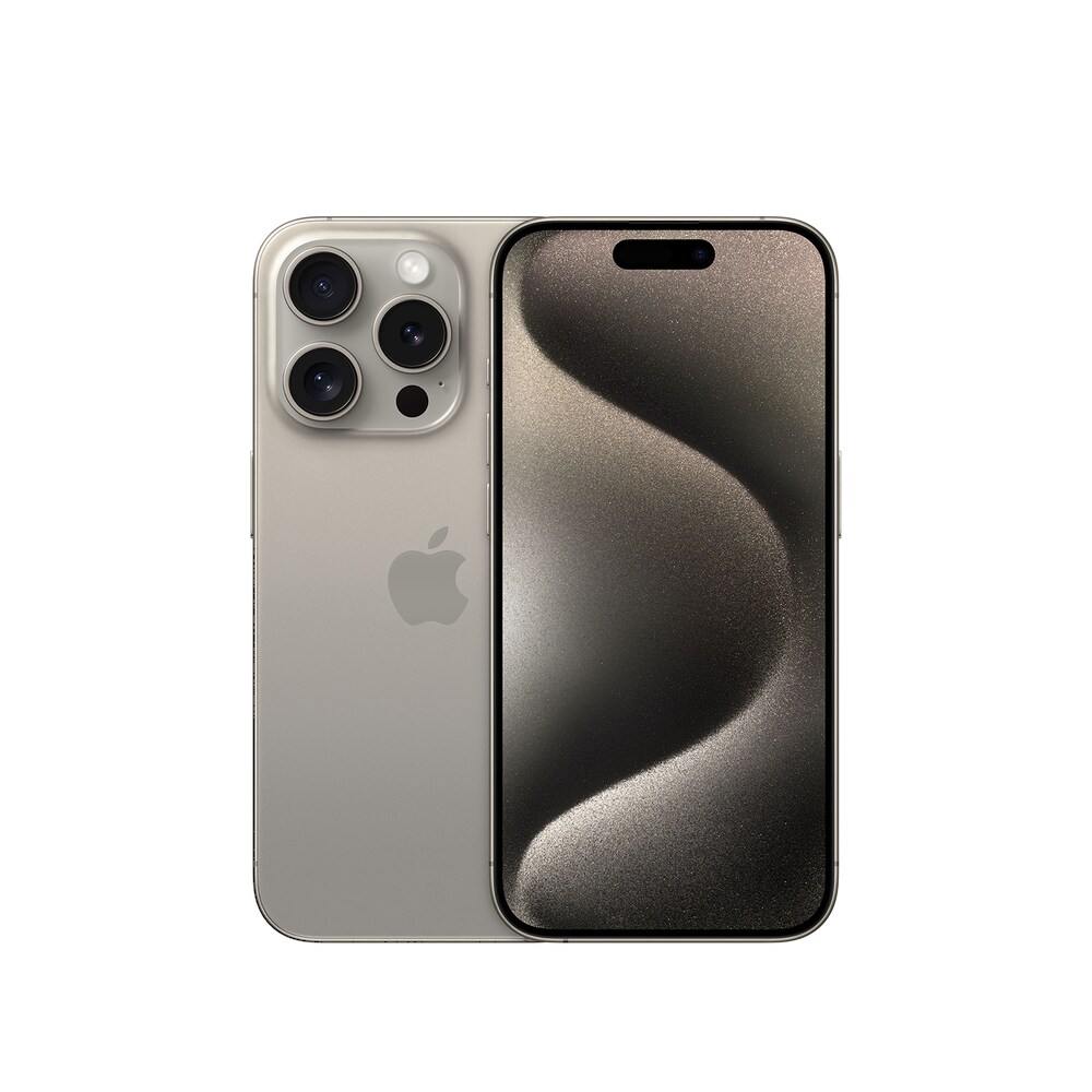 Smartphone »iPhone 15 Pro«, Titan Natur, 15,5 cm/6,1 Zoll, 48 MP Kamera