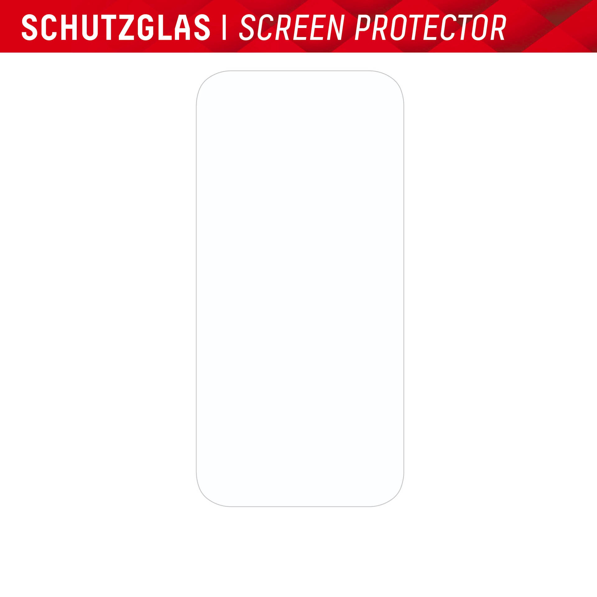 Displex Displayschutzglas »Real Glass + Case«, für Apple iPhone 15 Pro Max, Displayschutzfolie Displayschutz Rundumschutz 360 Grad splitterfest