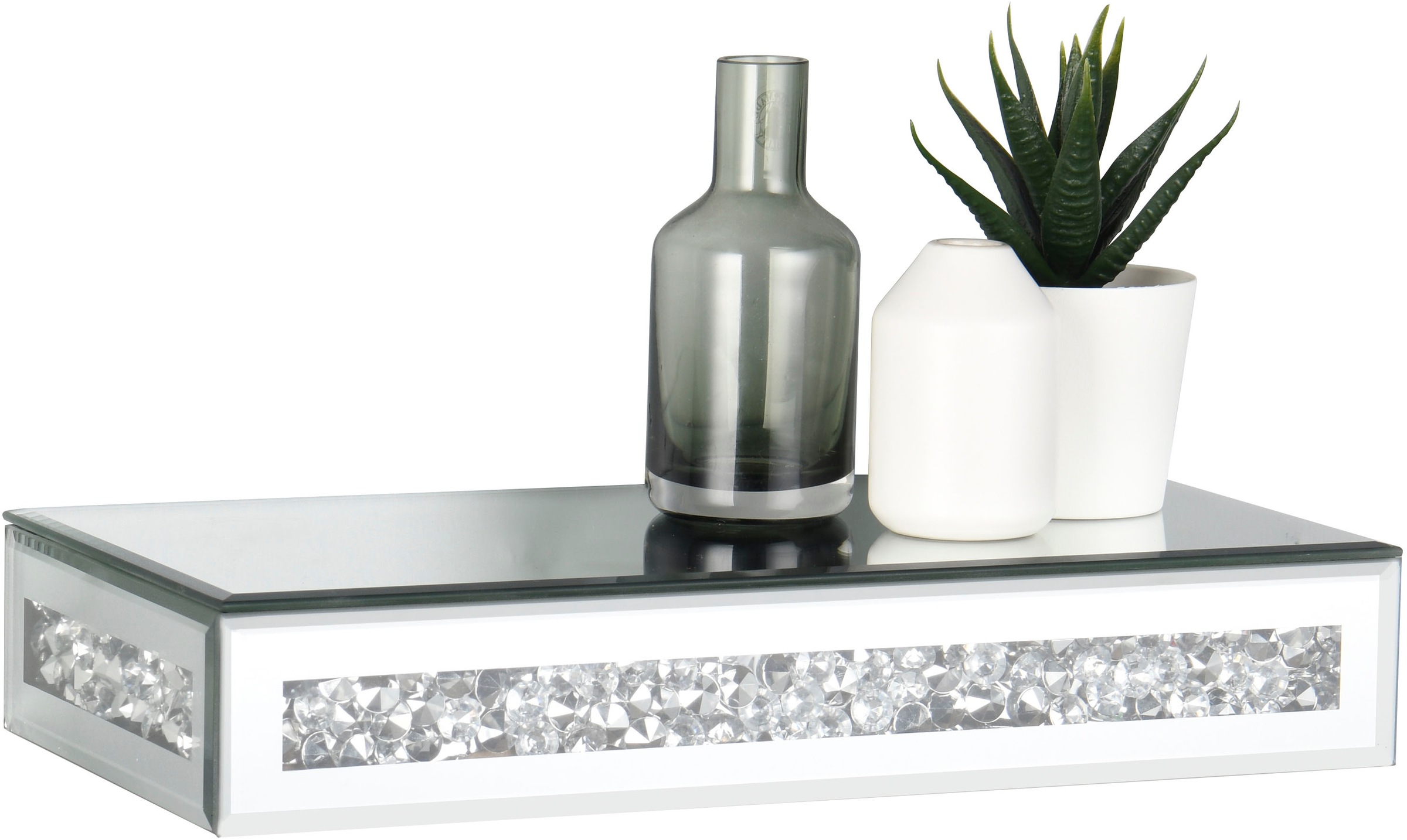 MIRRORS AND MORE Wandregal »Glitty«, (1 St.), Dekoratives Regal