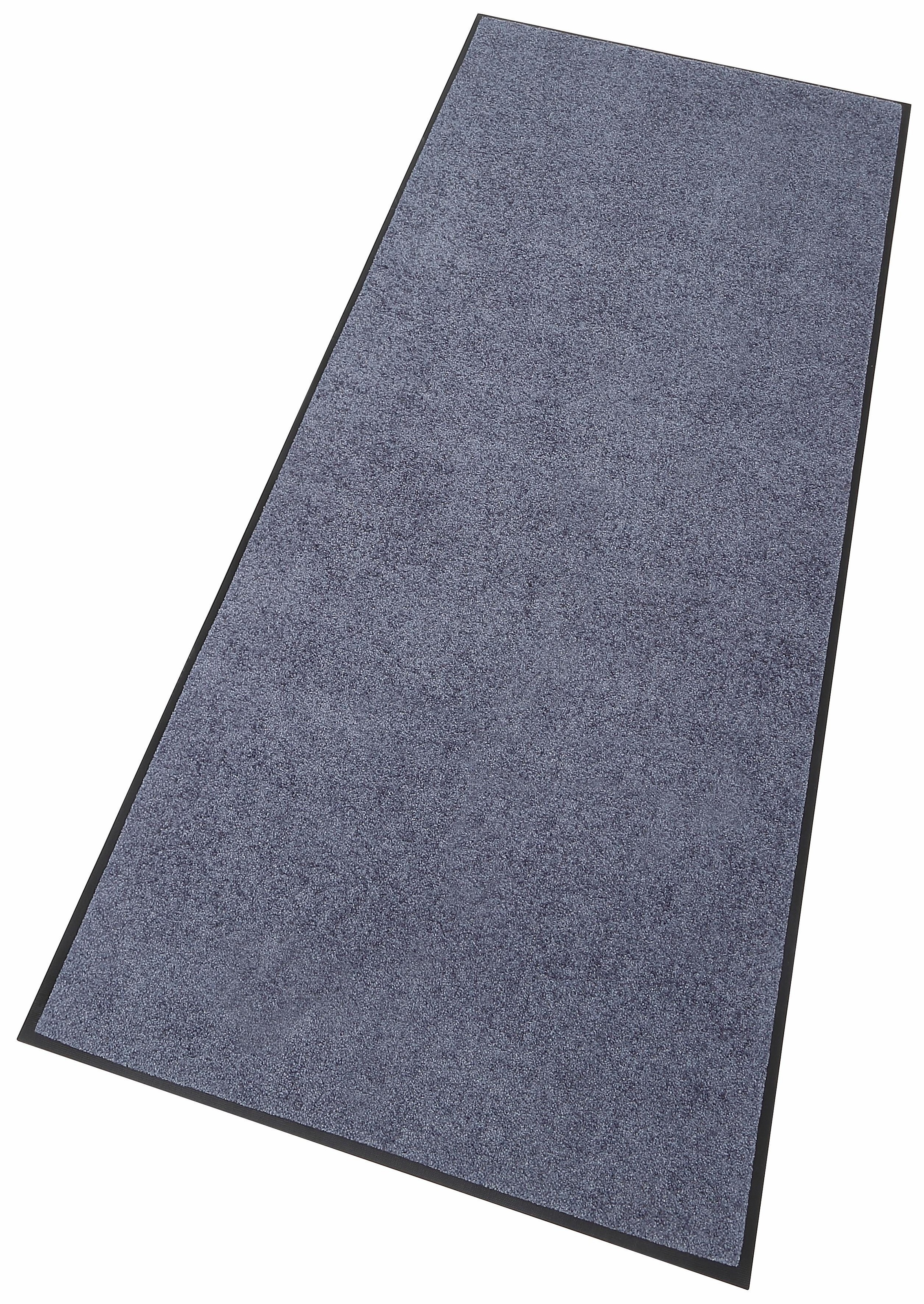 wash+dry by Kleen-Tex Fußmatte »Trend Uni, Schmutzfangmatte, waschbar«, rechteckig, 7 mm Höhe, rutschhemmend, In- und Outdoor geeignet, auch als Läufer erhältlich