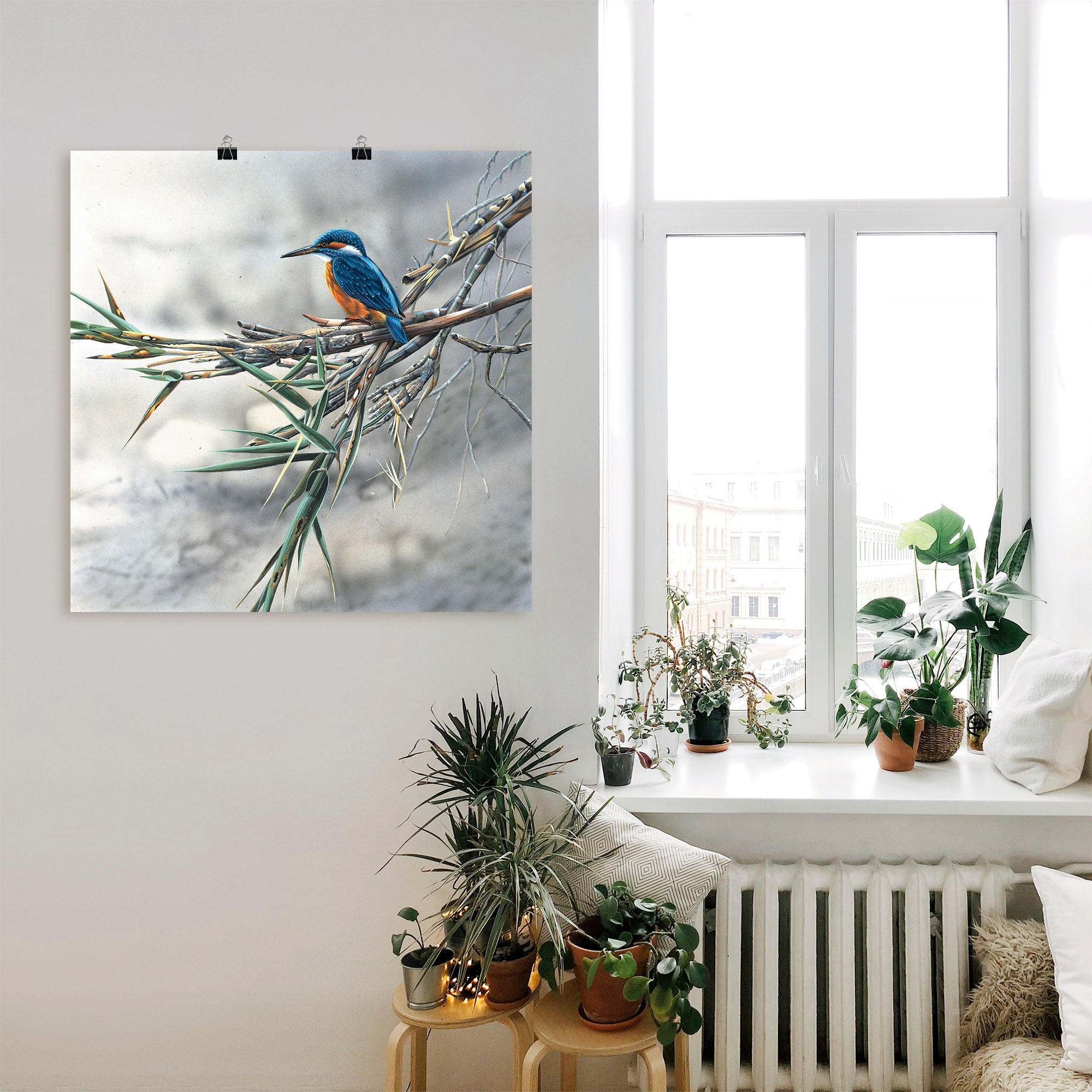 Artland Wandbild »Eisvogel I« Vögel 1 Stk. tlg. als Leinwandbild, Poster in verschied. Größen