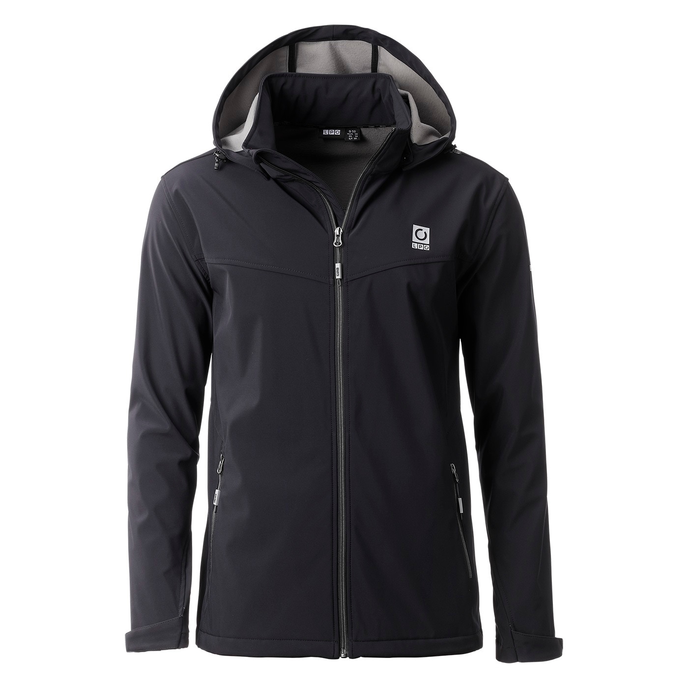 LPO Softshelljacke »Softshelljacke Melvin« abnehmbare, verstellbare Kapuze