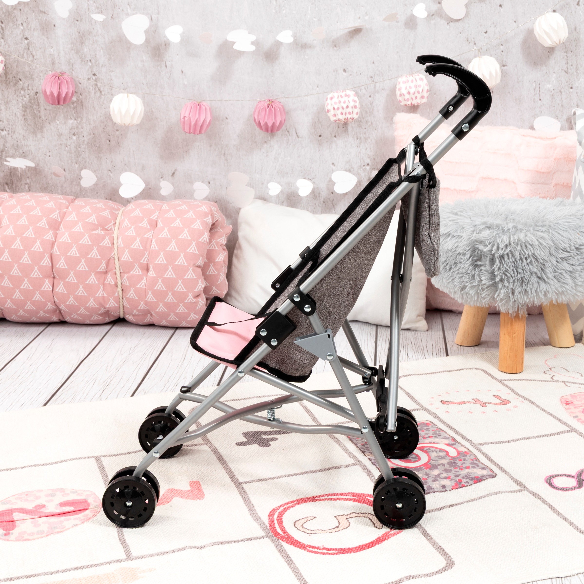 Bayer Puppenbuggy, mit Tasche