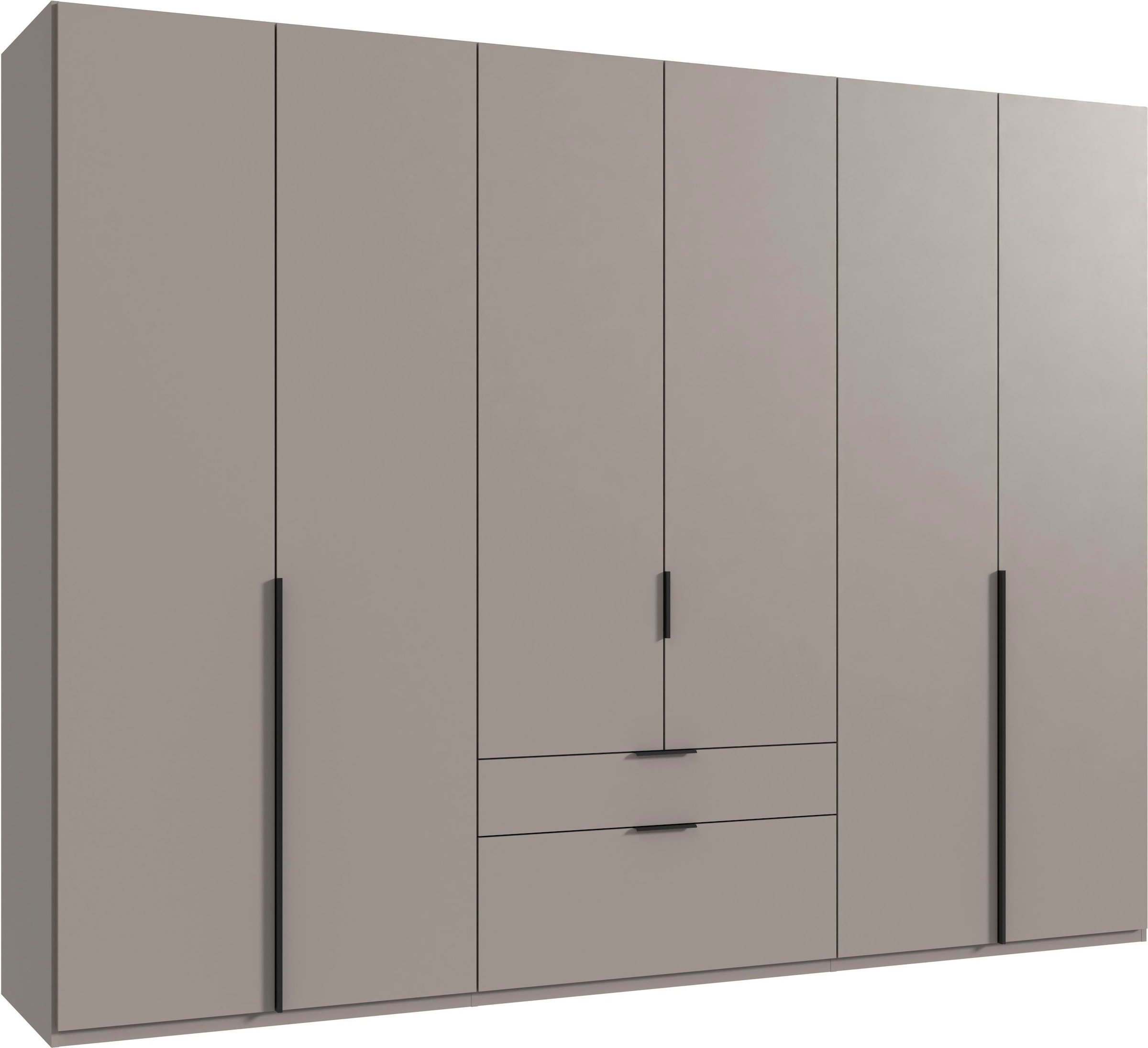 Wimex Drehtürenschrank »Mugano« mit langen oder kurzen Griffen aus Metall,  in vielen Breiten, 208 oder 236 cm hoch, Made in Germany