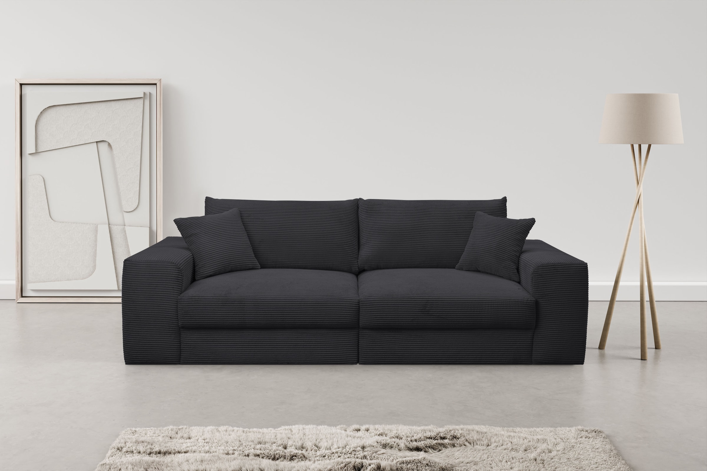 WERK2 Big-Sofa »Rozzana 246 cm breit Mega Sofa mit viel Platz« Cord