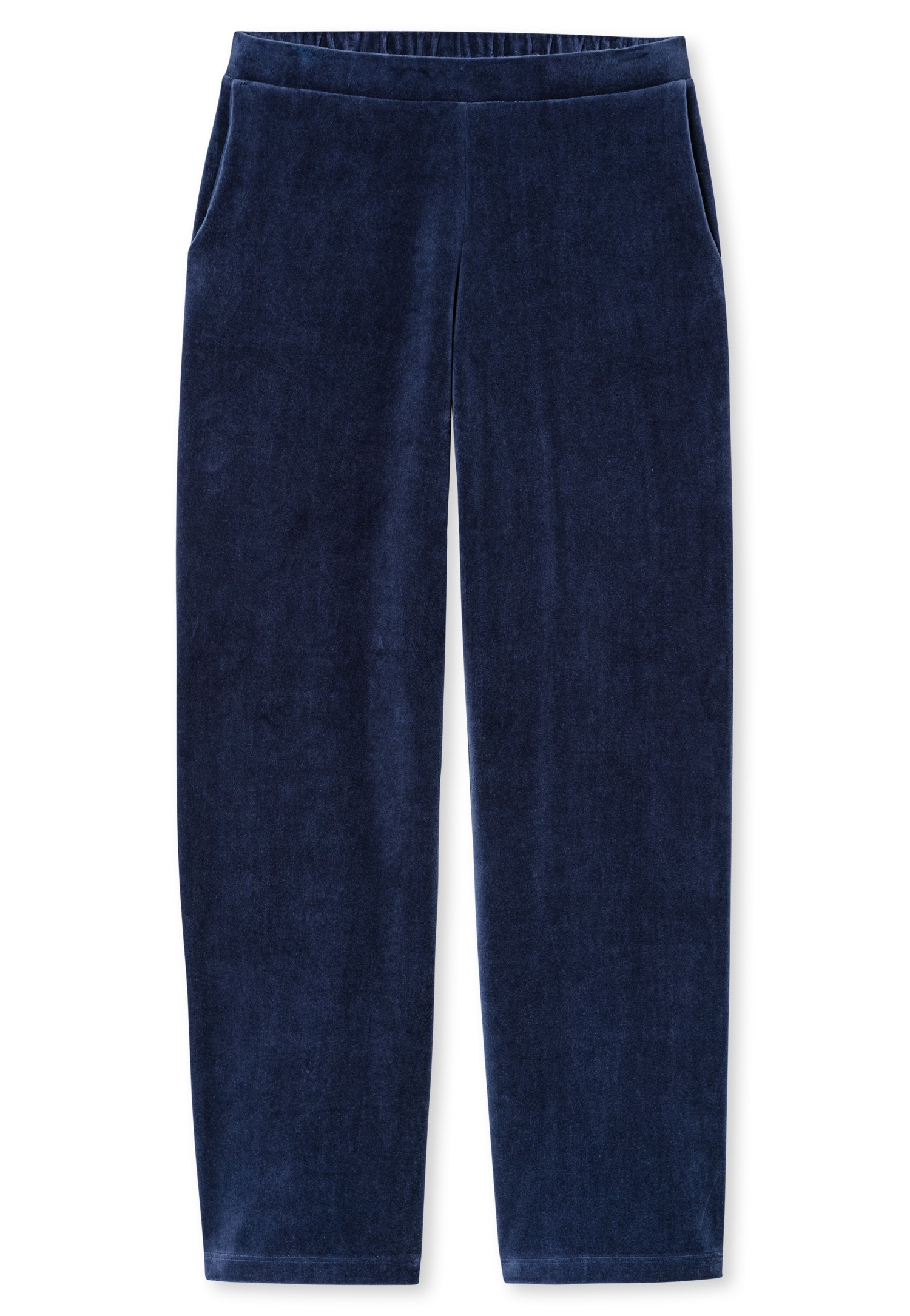 Schiesser Loungeanzug »Casual Velour« Rundhalsausschnitt, Velour-Qualität