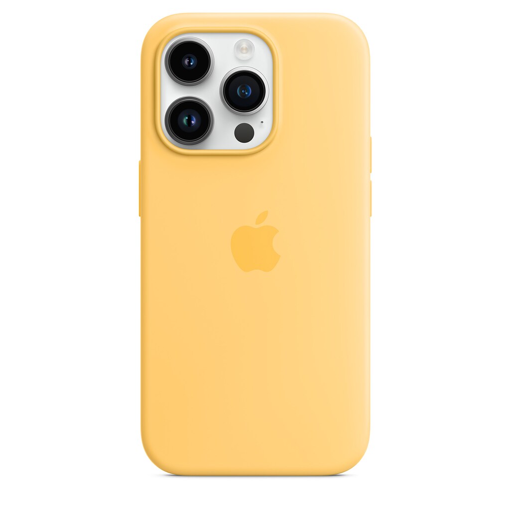 Apple Smartphone-Hülle »Pro Silicone Case Yellow«, iPhone 14 Pro