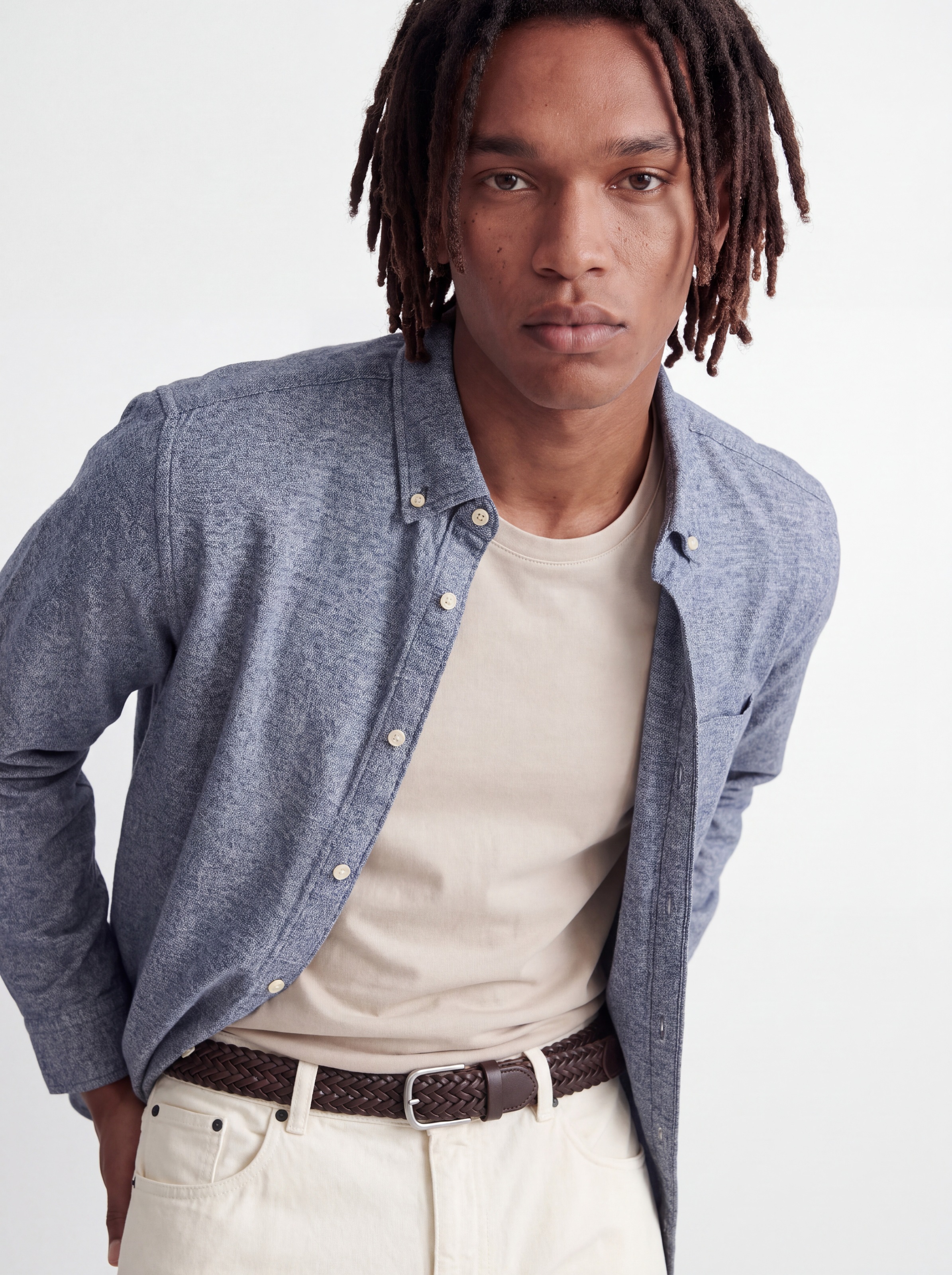 Jack & Jones Langarmhemd »JPRBLUHARVEY TWILL SOLID L/S SHIRT SN« Baumwolle, regular fit