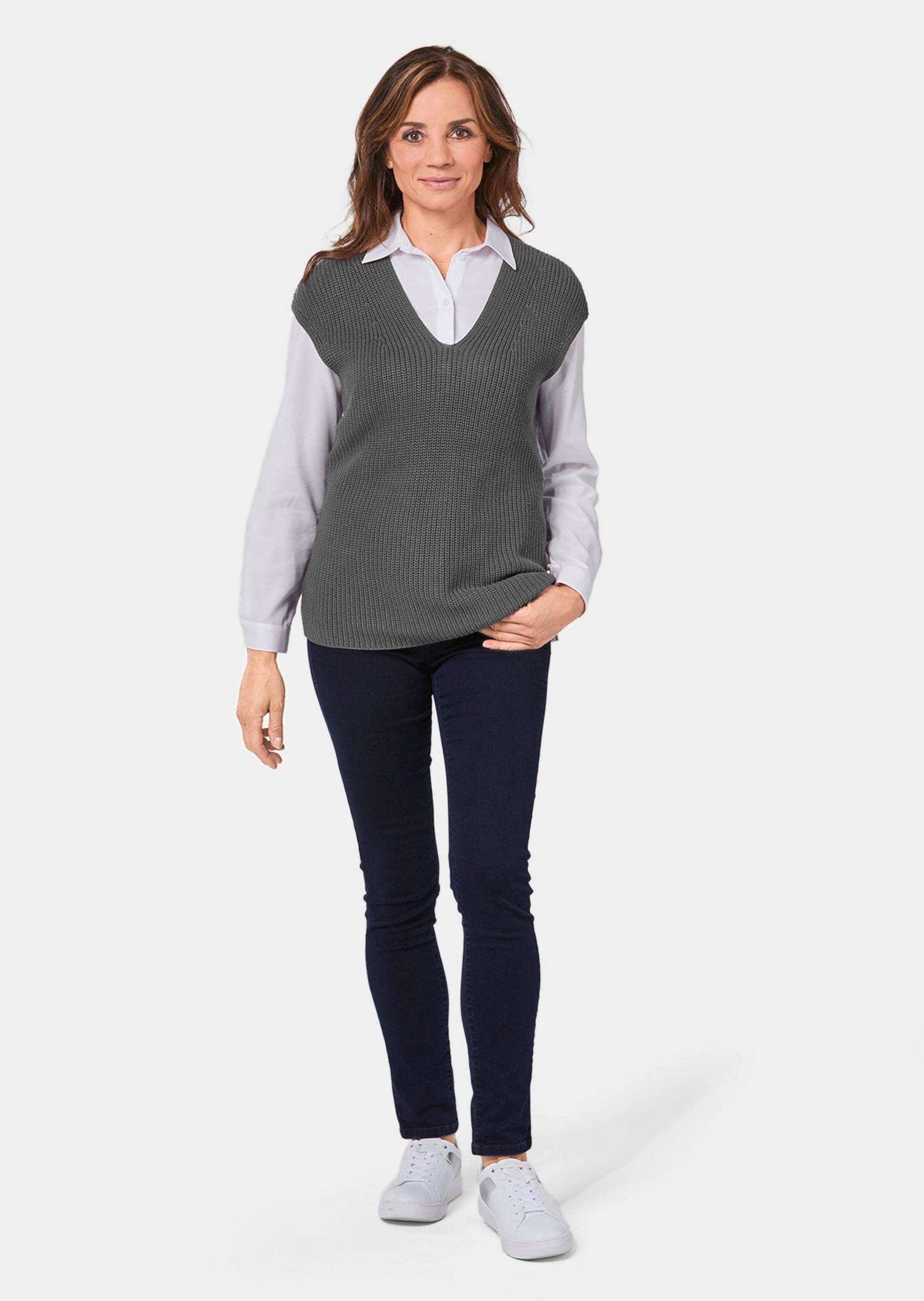 GOLDNER Pullunder »Kurzgröße Modischer Pullunder«