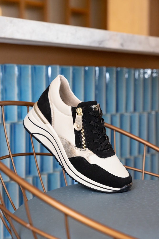 Remonte Keilsneaker  , Freizeitschuh, Halbschuh, Schnürschuh, vegane Verarbeitung