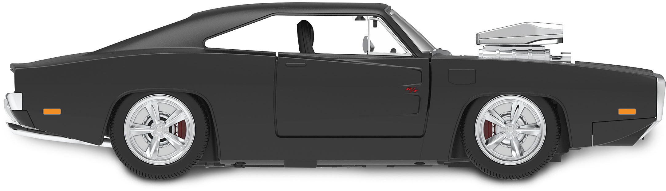 Jamara RC-Auto »Dodge Charger R/T 1970, 1:16, schwarz, 2,4GHz«, mit Licht und Sound