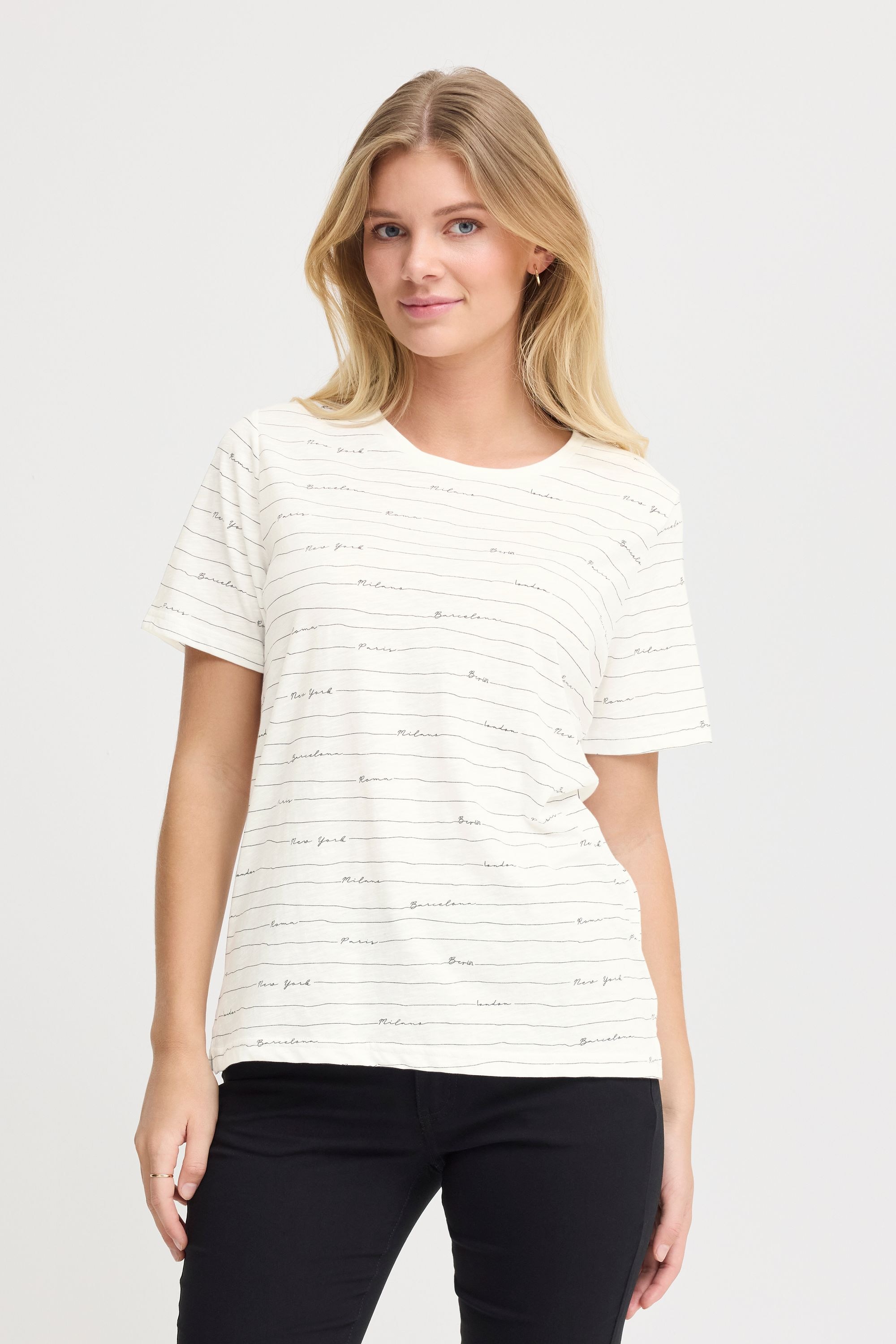 fransa Rundhalsshirt »Rundhalsshirt FRHAZEL«
