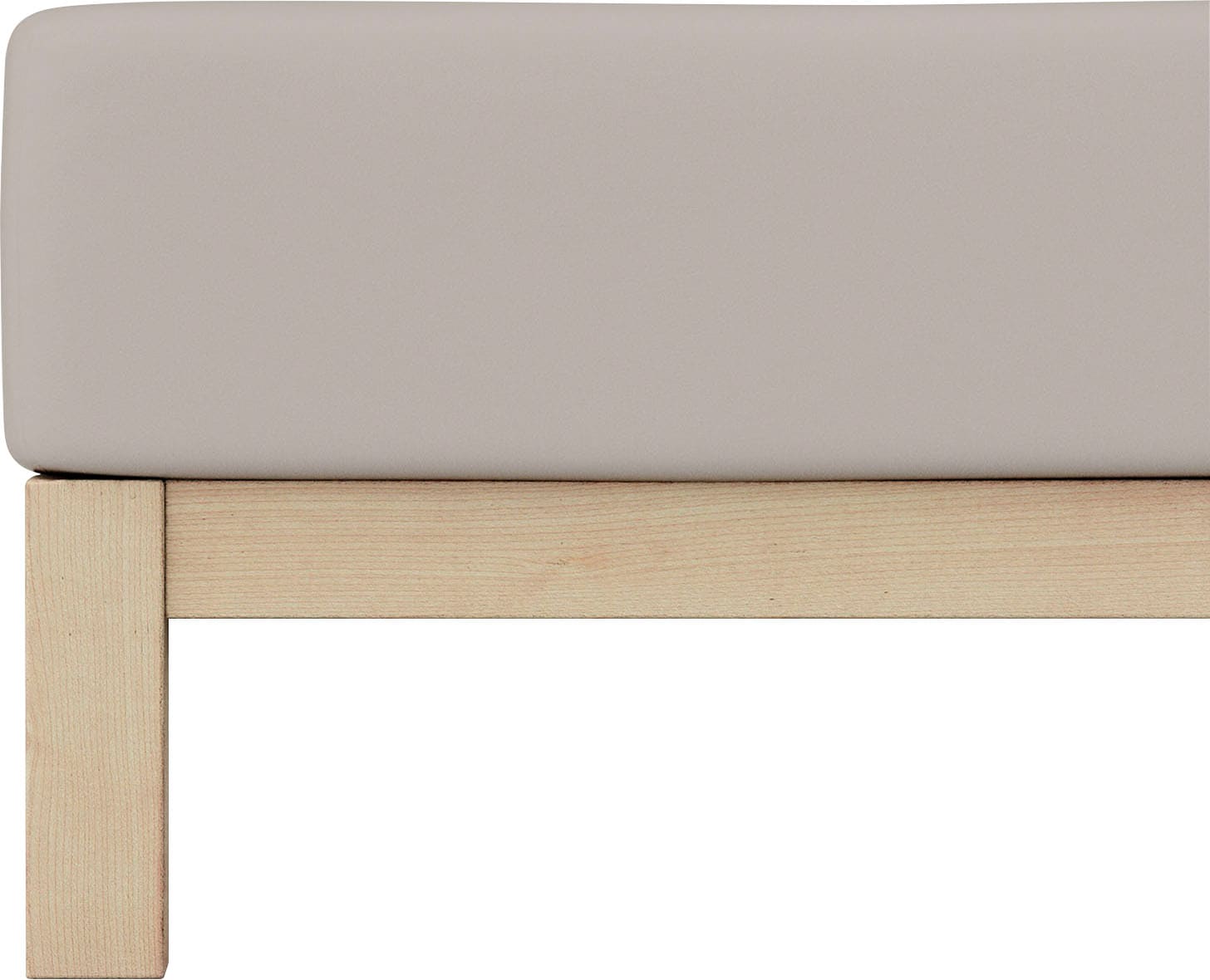Schlafgut Spannbettlaken »PURE Bio-Baumwolle mit Elasthan, dehnbar blickdicht, straff, Bettlaken«, PREMIUM Laken für Matratzen bis 30cm Höhe, in 90x200, 140x200, 180x200