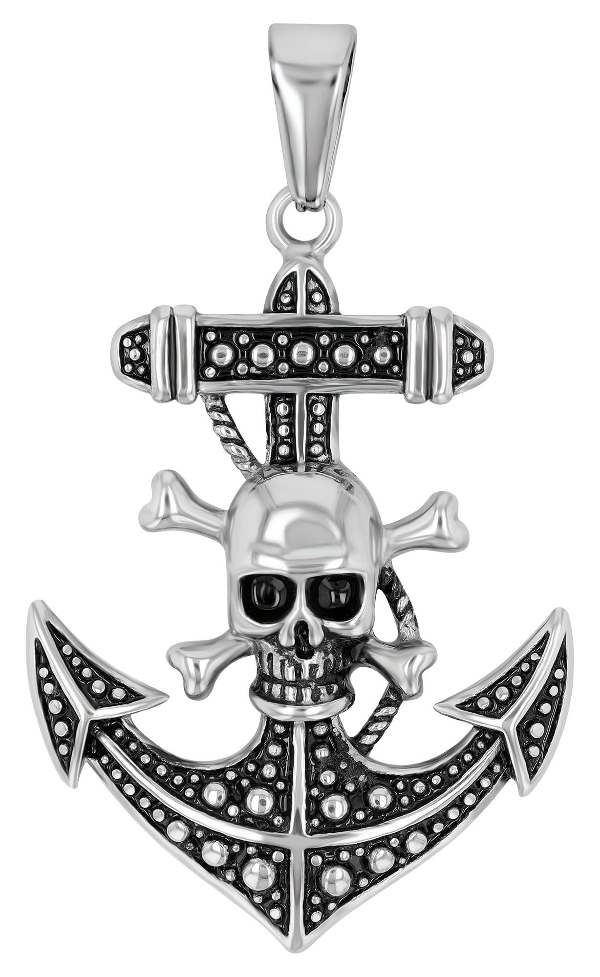 Adelia´s Kettenanhänger »Herren Anhänger ¿ Totenkopfanhänger aus Edelstahl«