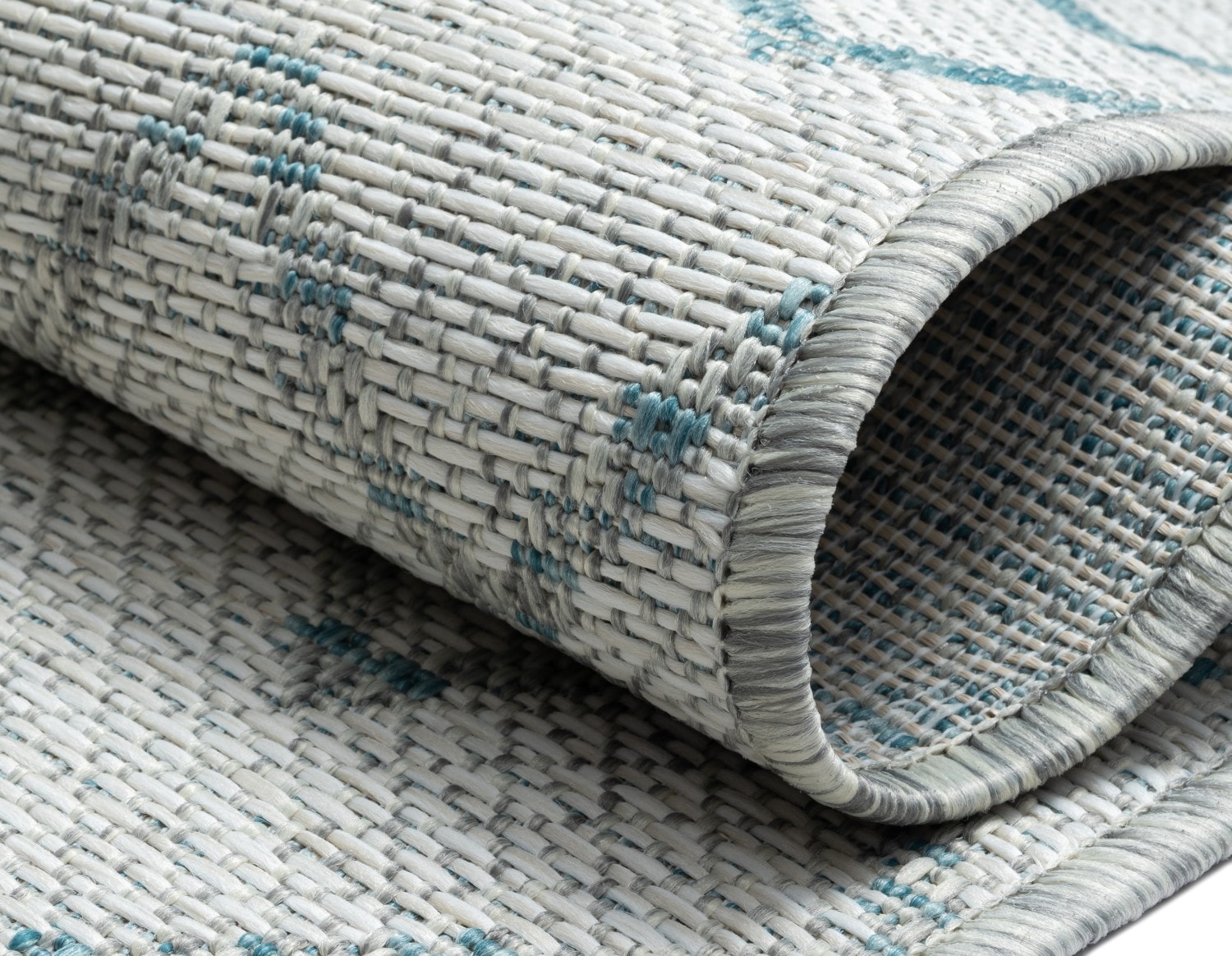 Myflair Möbel & Accessoires Teppich »Nebula, LAGERRÄUMUNG!«, rechteckig, 6 mm Höhe, modernes Design, Rauten, Outdoor geeignet, Balkon, Terrasse