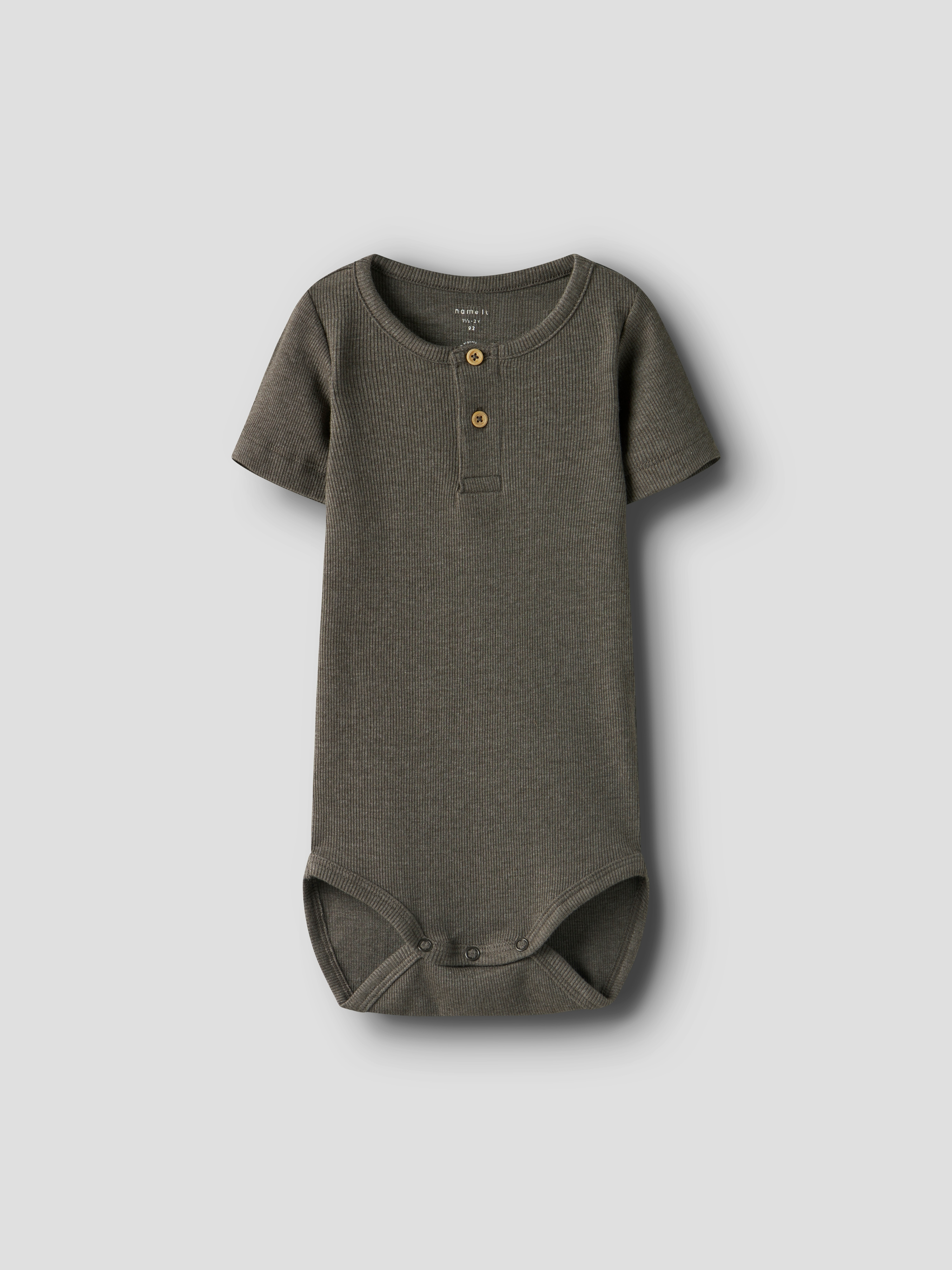 Name It Kurzarmbody »NBMKAB SS BODY NOOS« Baumwollmischung, Kurzarm, Knopf-Details, Größe N-Gr