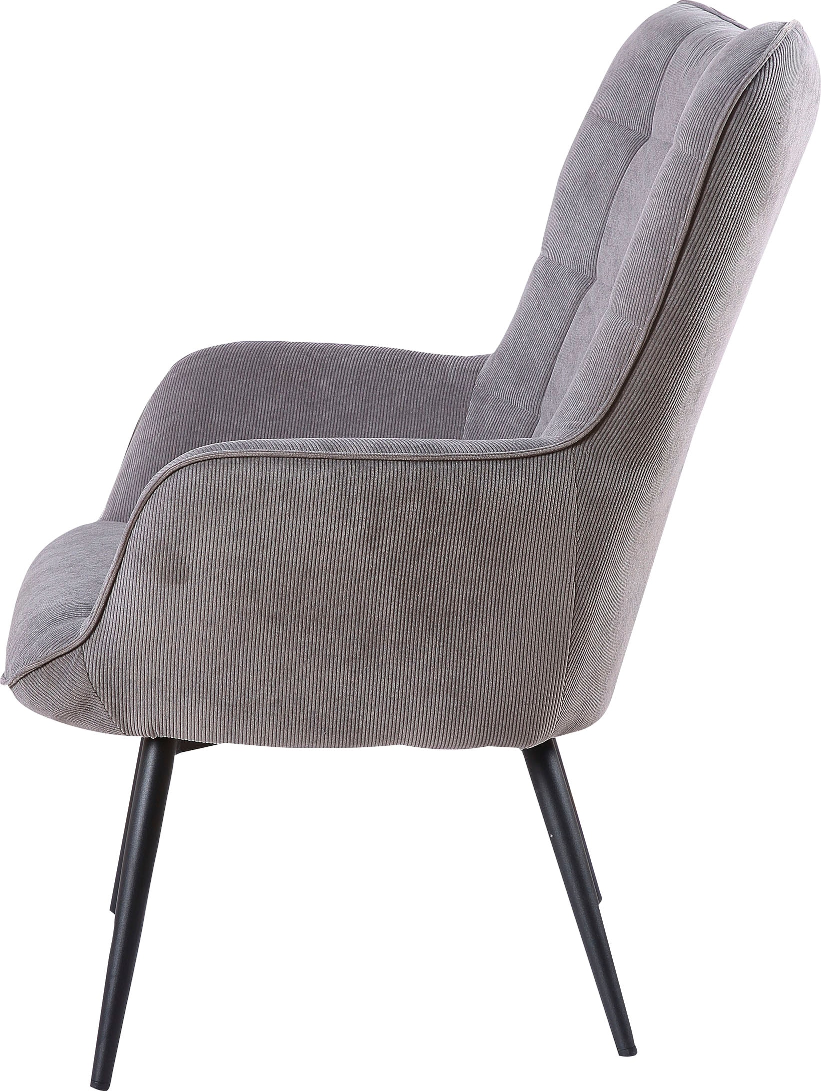 byLIVING Sessel »Uta«, (1 St.), in Cord, Samt oder Webstoff