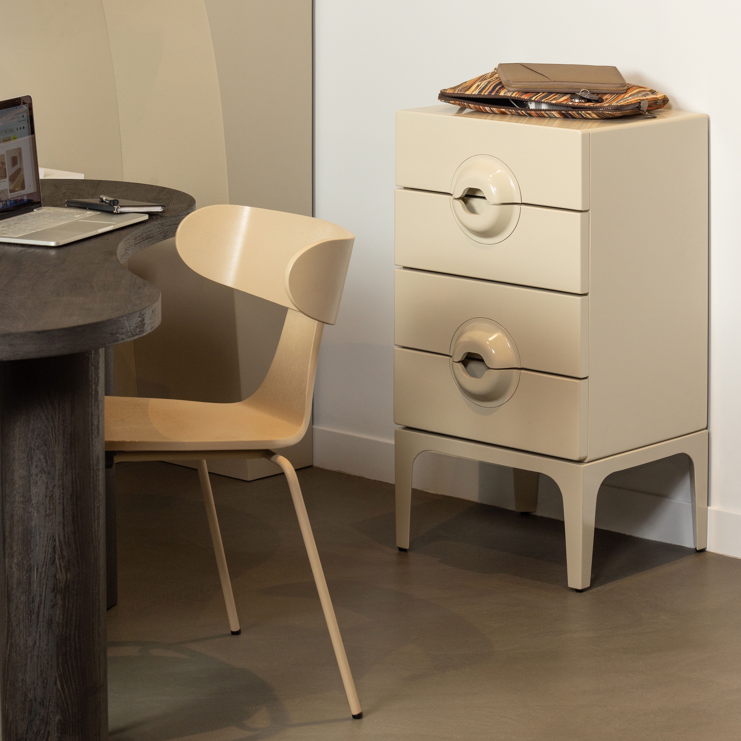 WOOOD Kommode »Merge Sideboard mit 4 Schubladen«