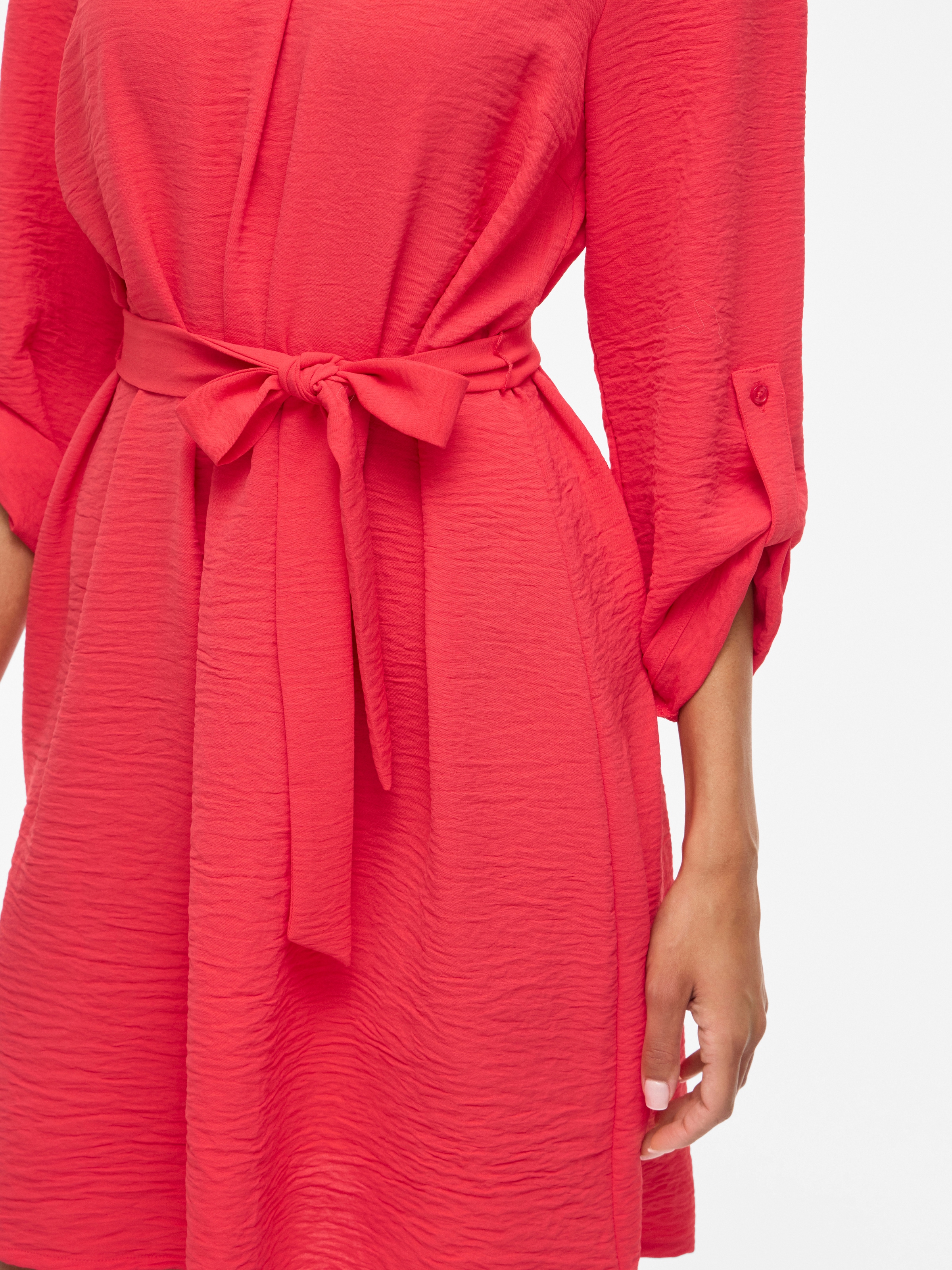 Vila Minikleid »VIJOSA 3/4 V-NECK DRESS« Sommerkleid,