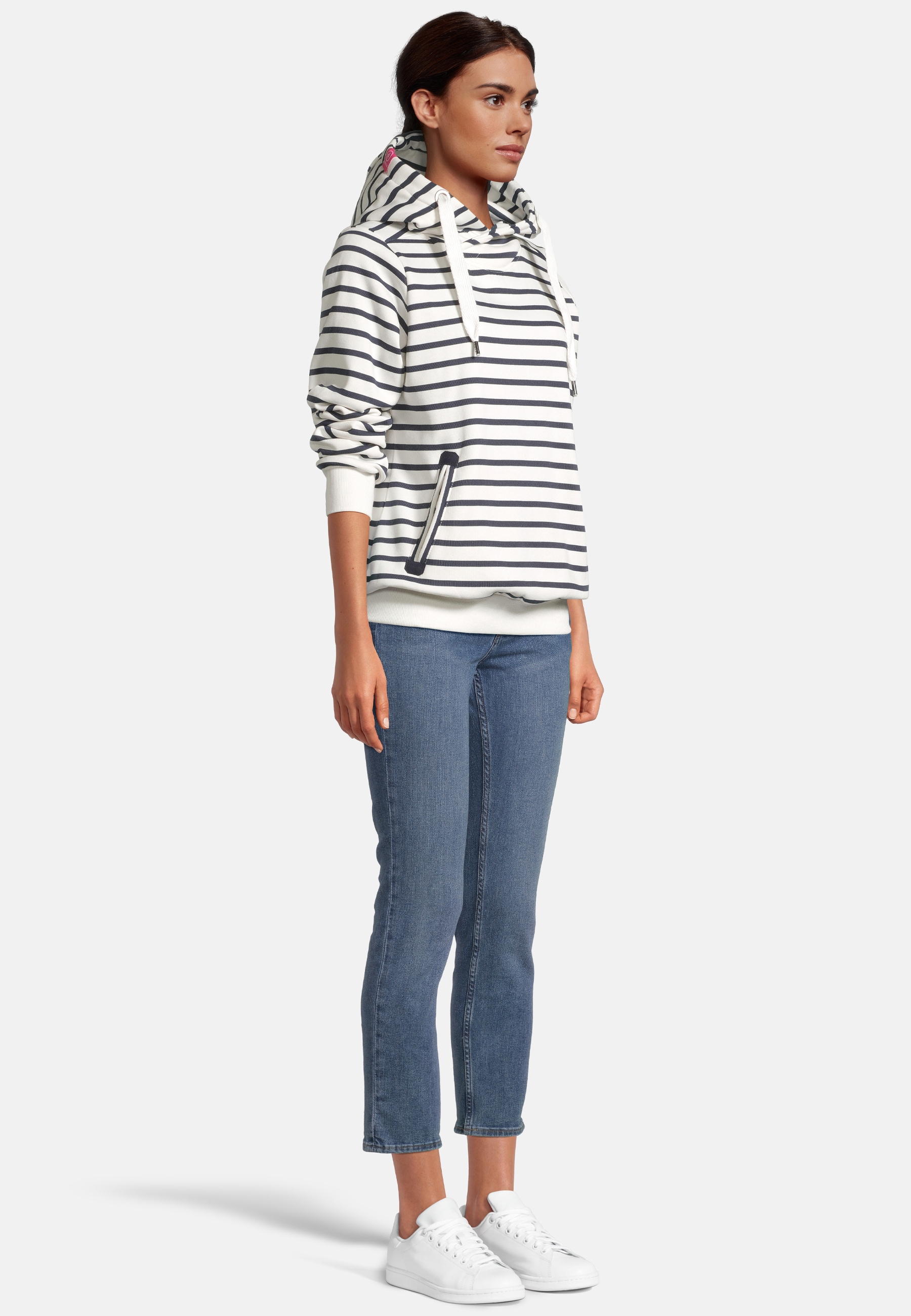 salzhaut Kapuzenpullover »Hoodie SÜNN - RINGEL«