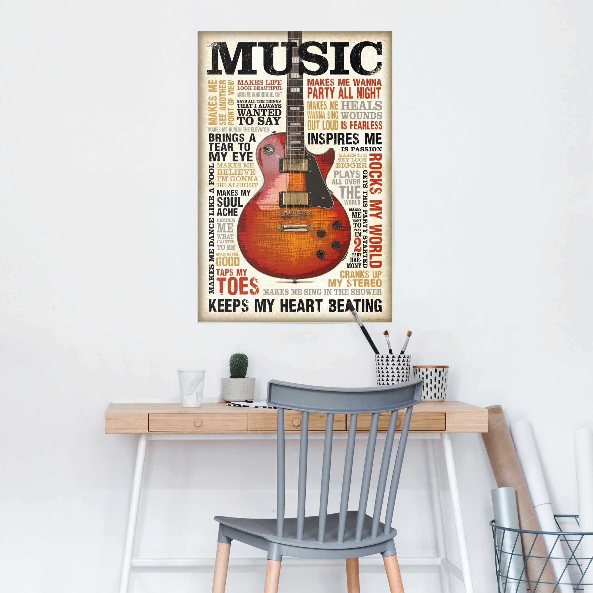 Reinders! Poster »Music is Passion« 1 Stk. tlg.