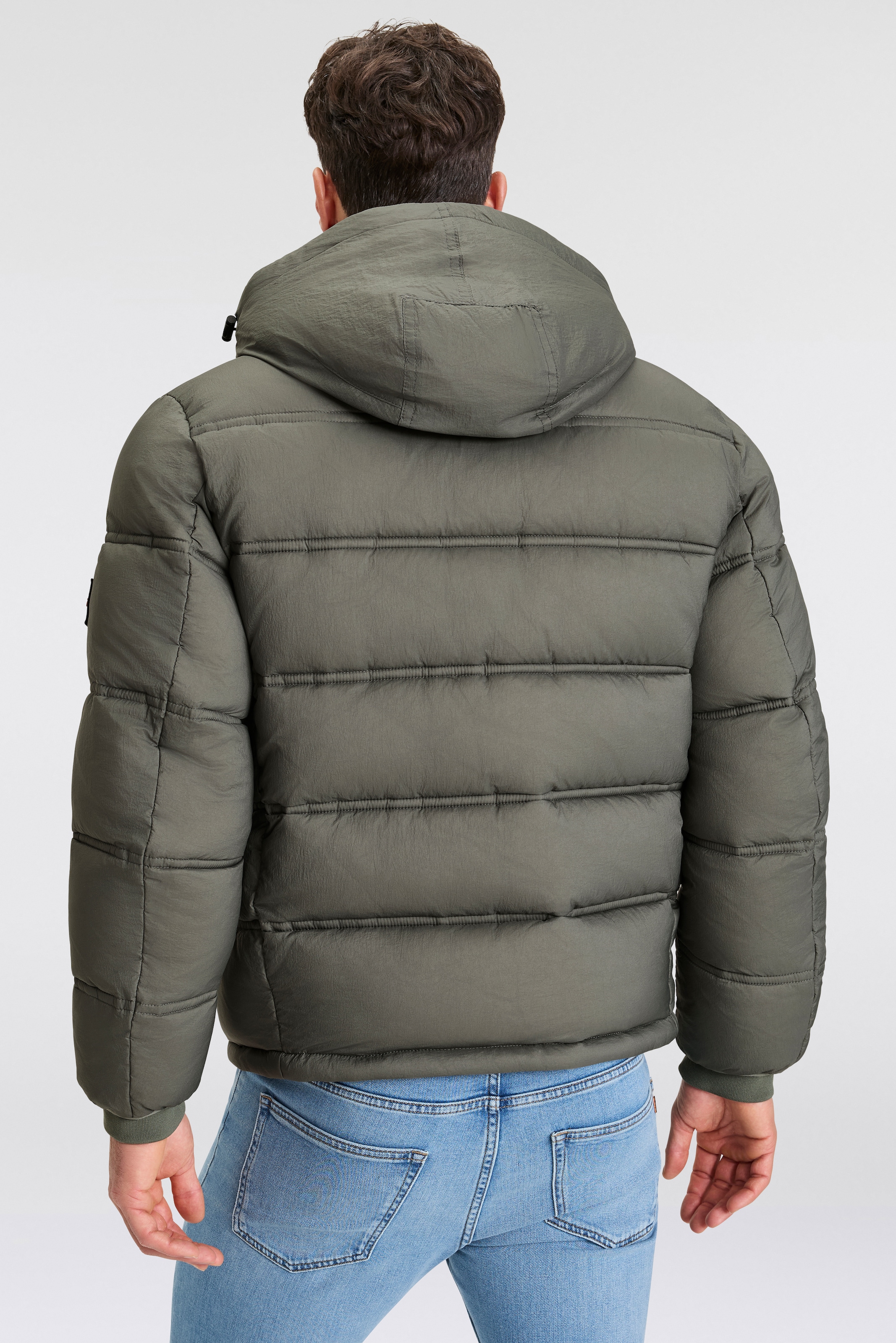 BOSS ORANGE Steppjacke »Okobra«, mit Kapuze, mit Reißverschlusstaschen