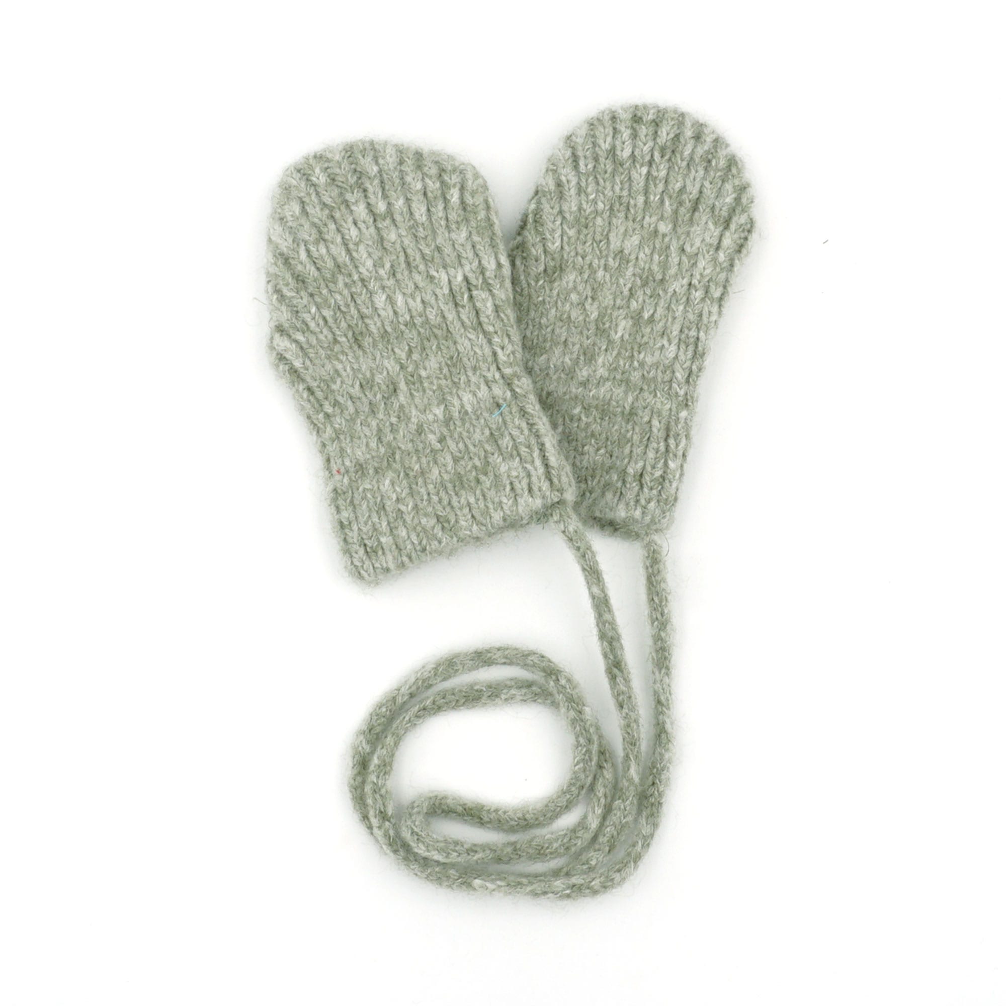 MAXIMO Fäustlinge ohne Daumen, für Babys, mit Halteband, Materialmix