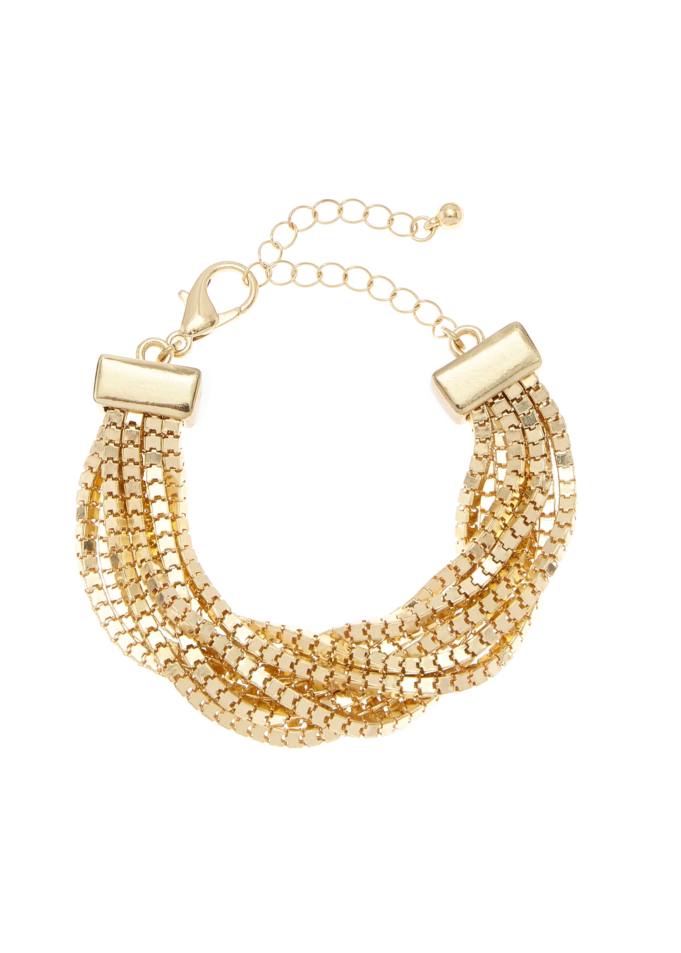 LASCANA Armband, mehrreihiges Armband mit Karabinerverschluss