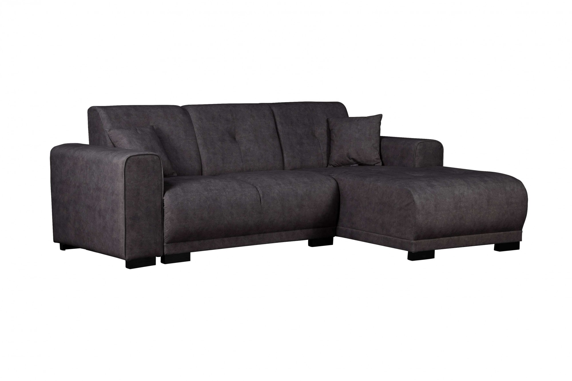 Home affaire Ecksofa »Langeland L-Form«, incl. 2 Zierkissen, Recamiere wahlweise links oder rechts