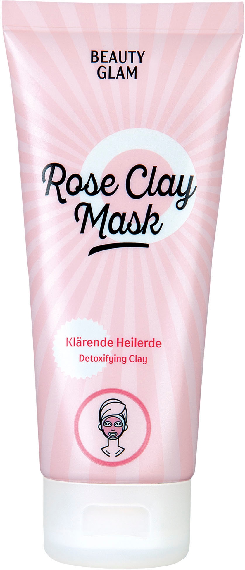 BEAUTY GLAM Gesichtsmaske »Beauty Glam Rose Clay Mask«