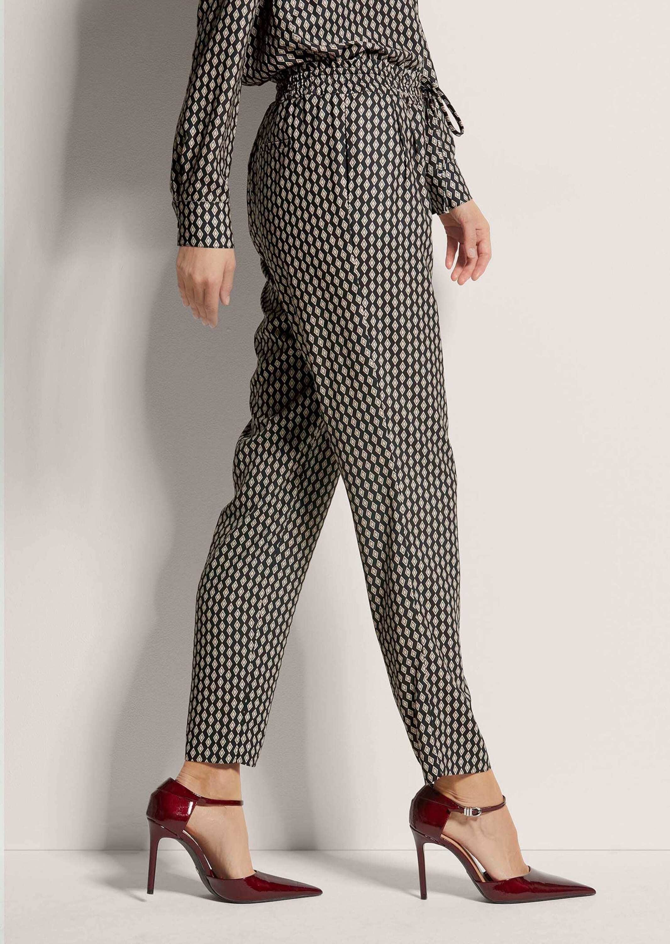 MADELEINE Stoffhose »Druckhose Elegante Hose aus fließender Qualität«